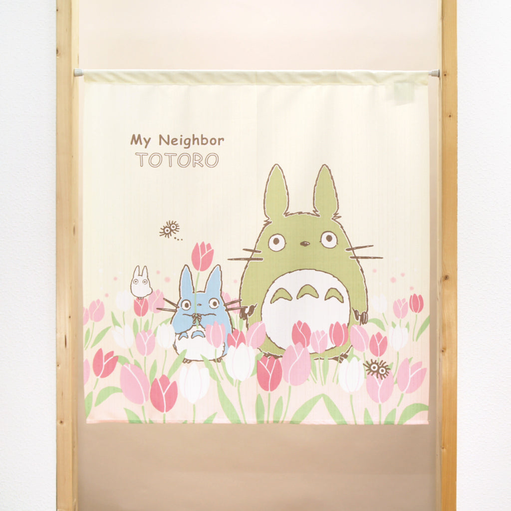 Noren Japanese Curtain - Tulip Field 