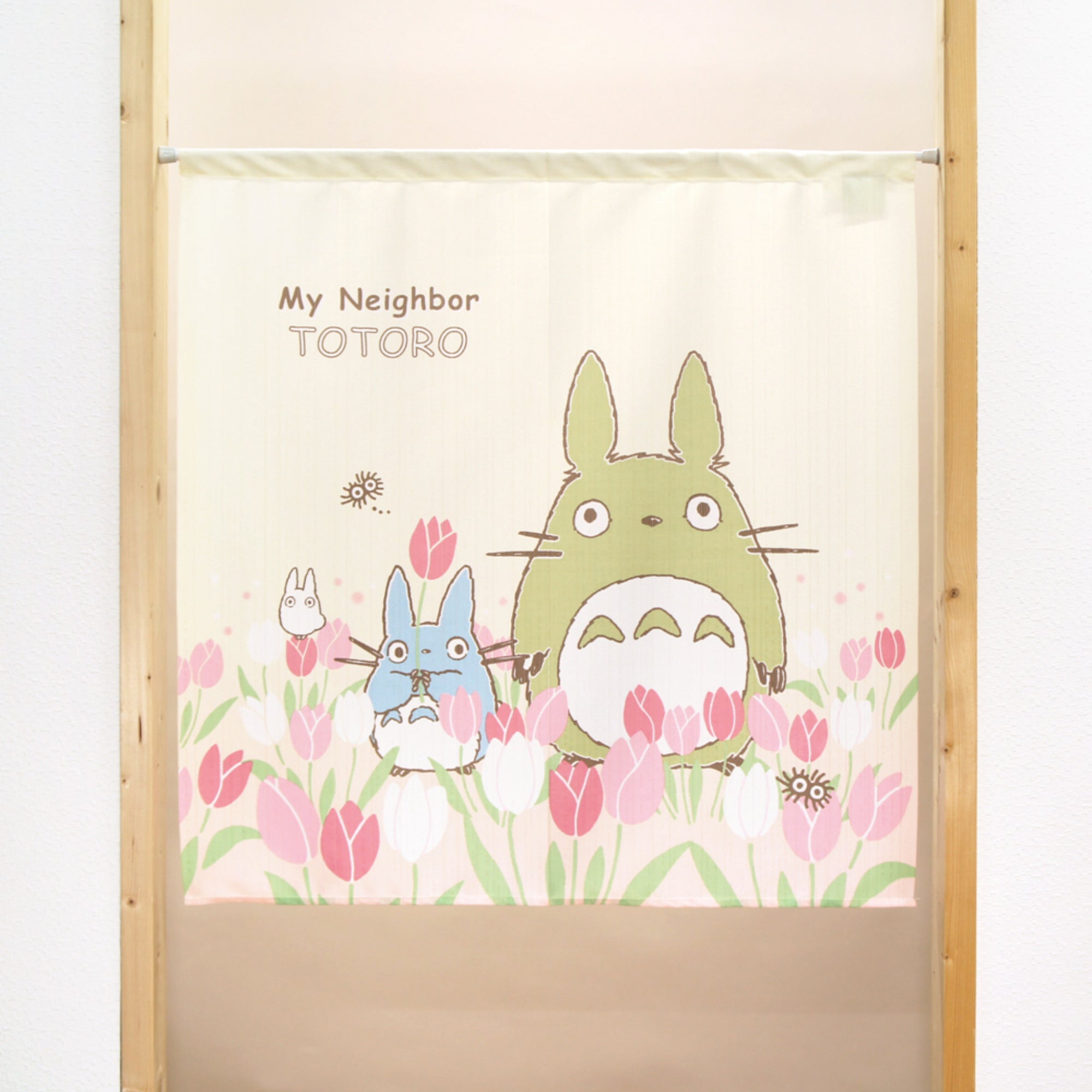 Noren Japanese Curtain - Tulip Field 