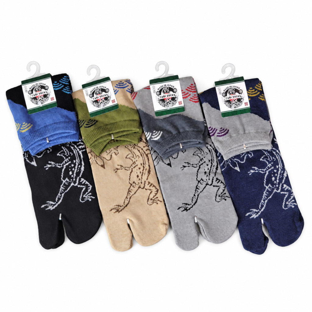Chaussettes Japonaises Tabi - Cyojyugiga - Taille EU 40 - 45 - Lot de 6 paires