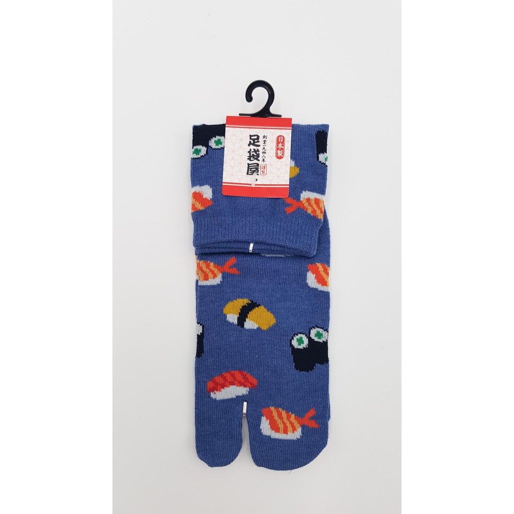 Chaussettes Japonaises Tabi - Motif Sushi - Taille Eu34-40 - par lot de 6 paires