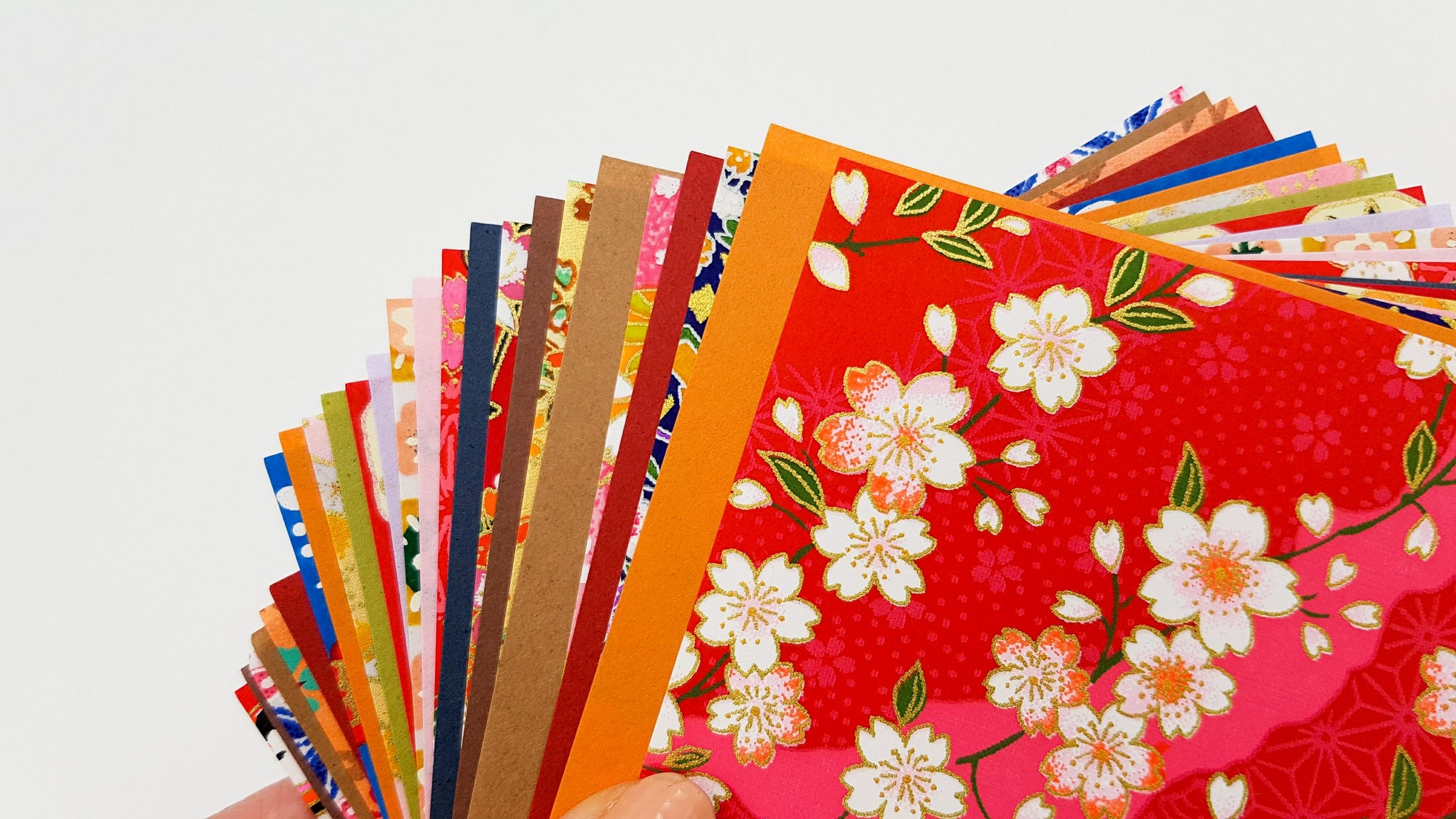 Assortiment de papier Origami Chiyogami - 40 feuilles