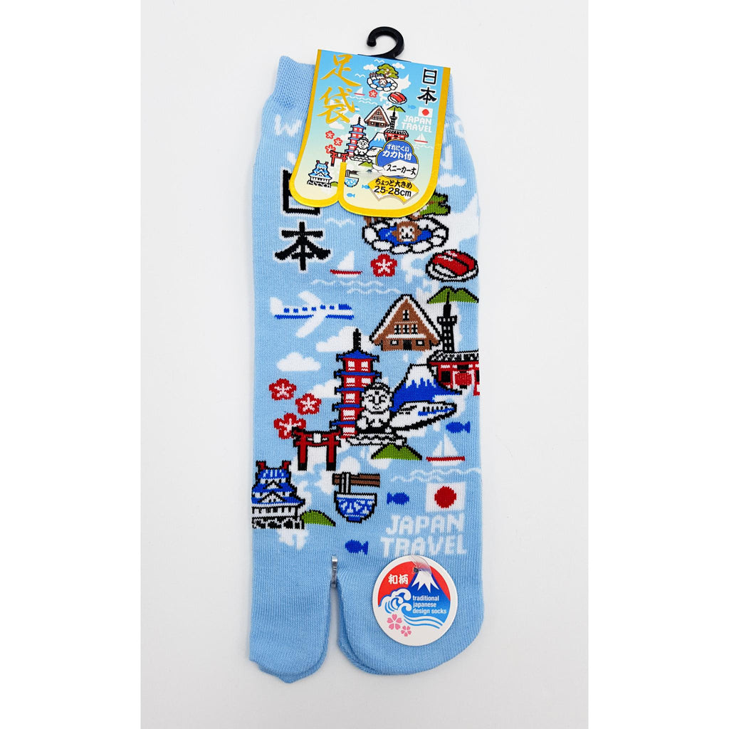 Chaussettes Japonaises Tabi en coton - Voyage au japon Taille Large