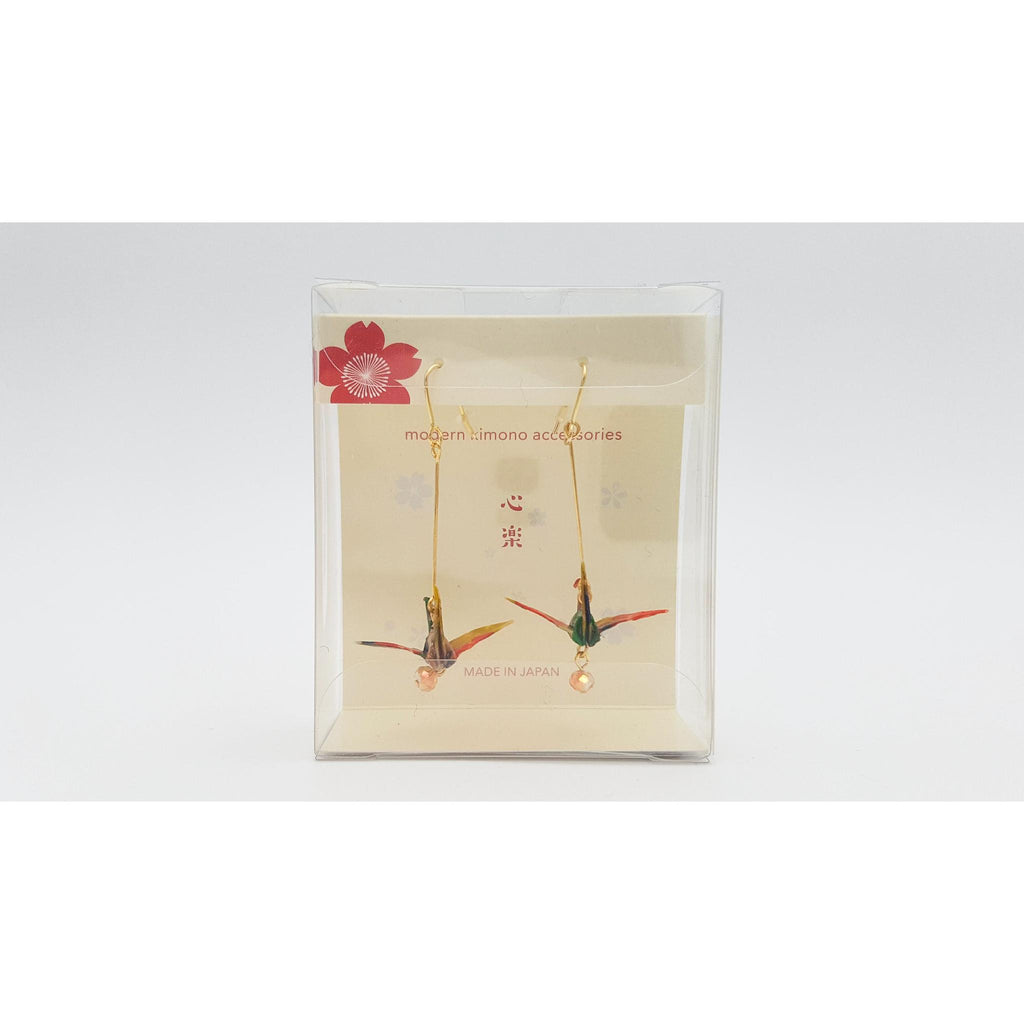 Kimono silk clips in Japanese shibori fabric