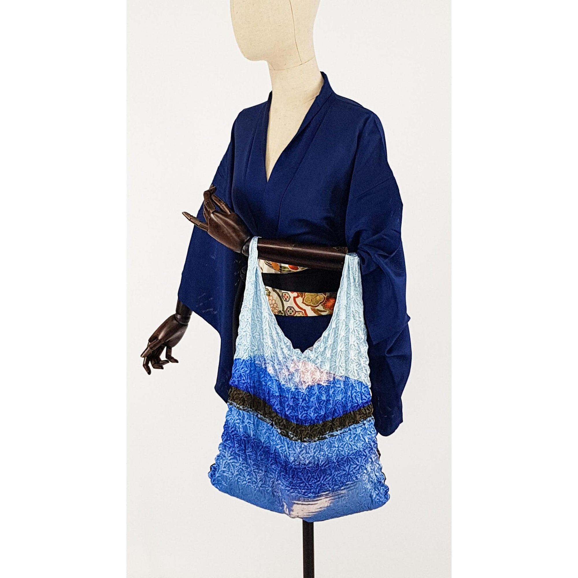 Shibori Bukuro Washable and Reusable Tote Bag Handmade in Japan