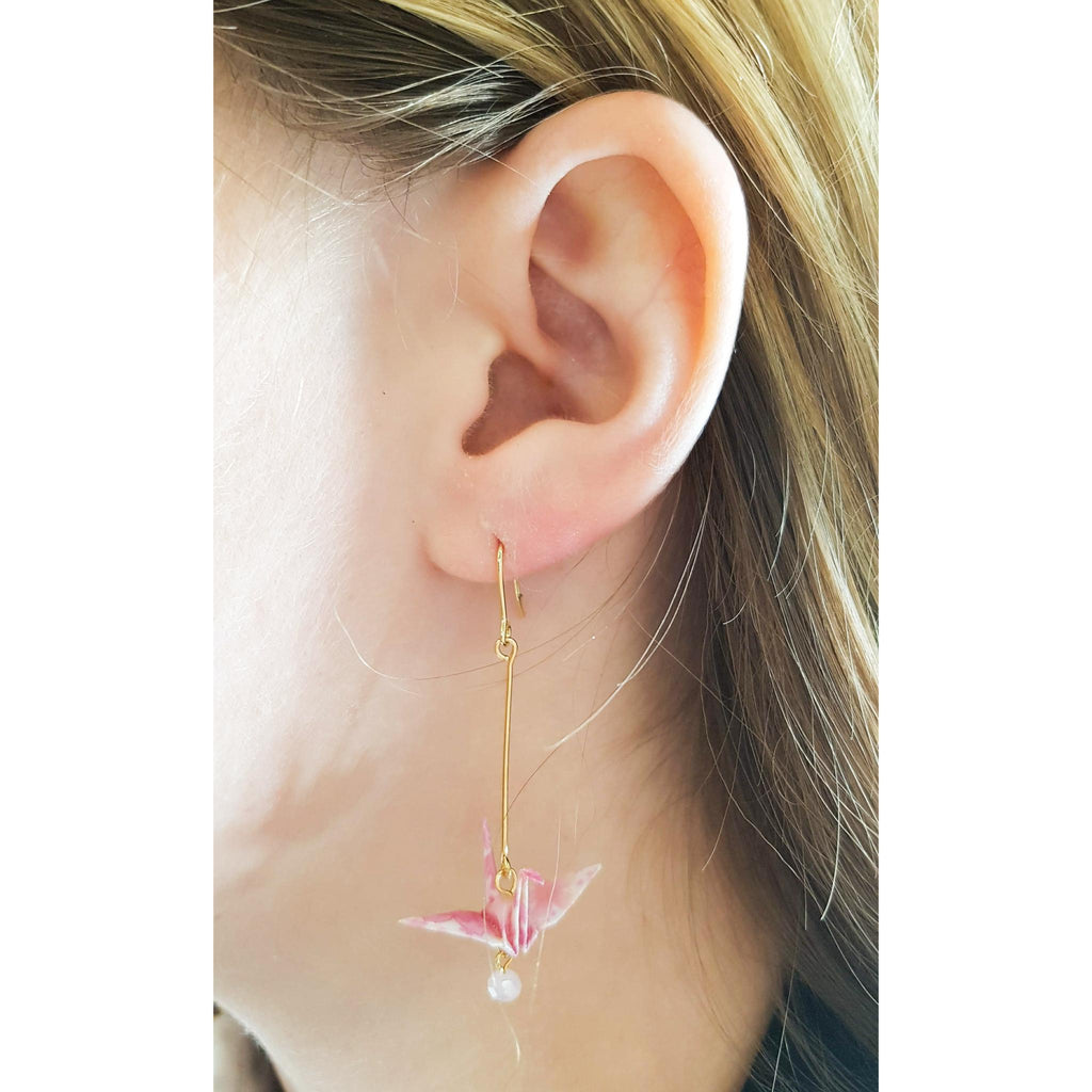 Kimono silk clips in Japanese shibori fabric