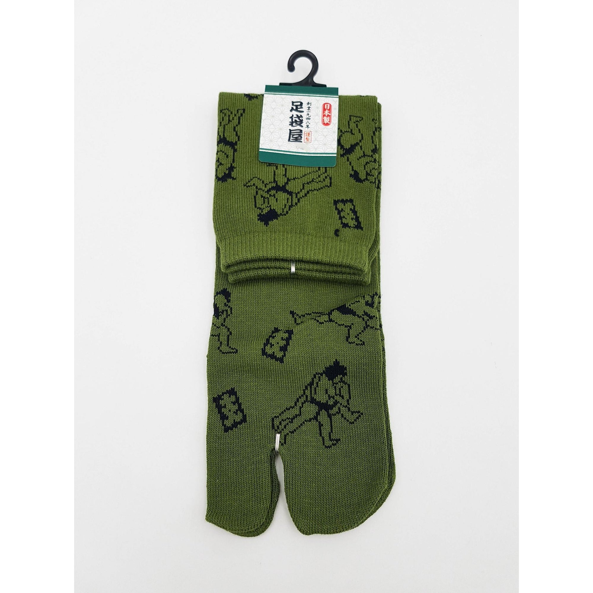 Chaussettes Japonaises Tabi - Motif Sumo mini - Taille Eu 40-45 - par lot de 6 paires