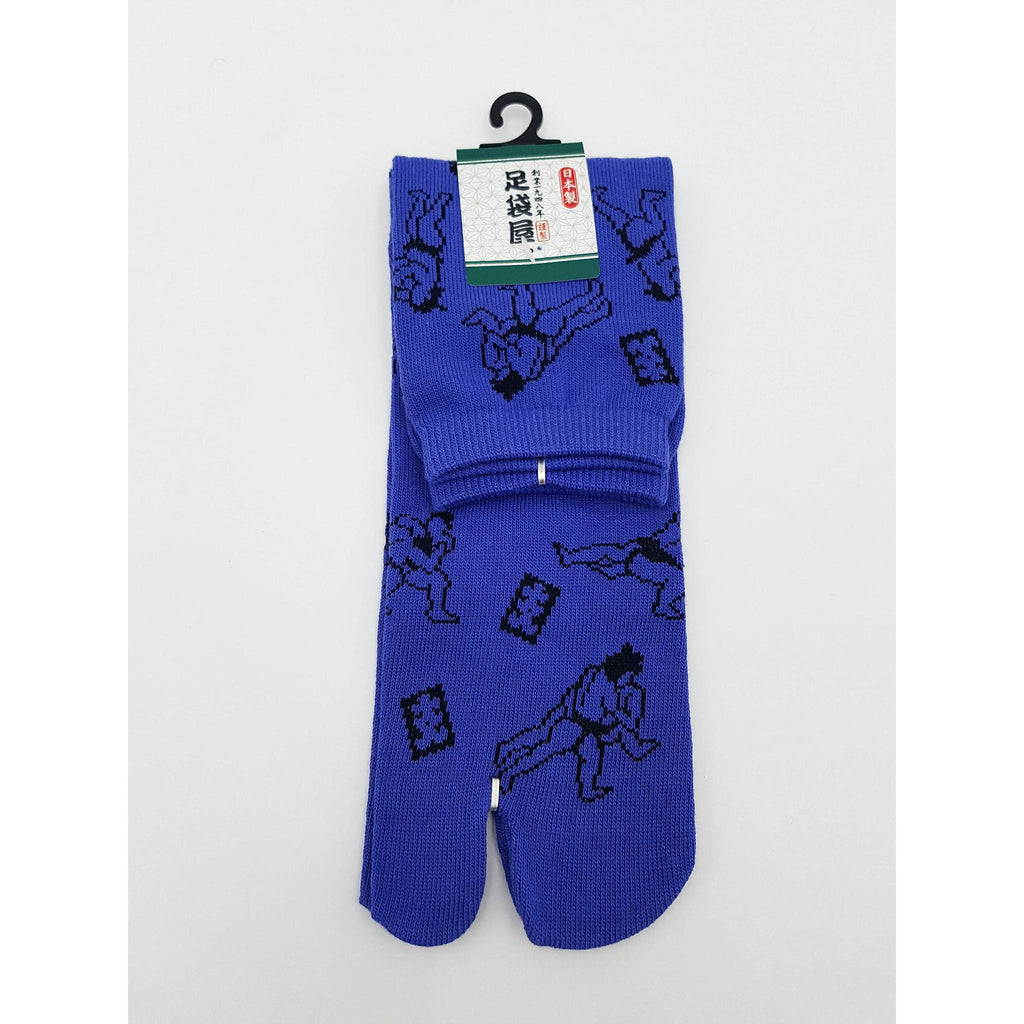 Chaussettes Japonaises Tabi - Motif Sumo mini - Taille Eu 40-45 - par lot de 6 paires