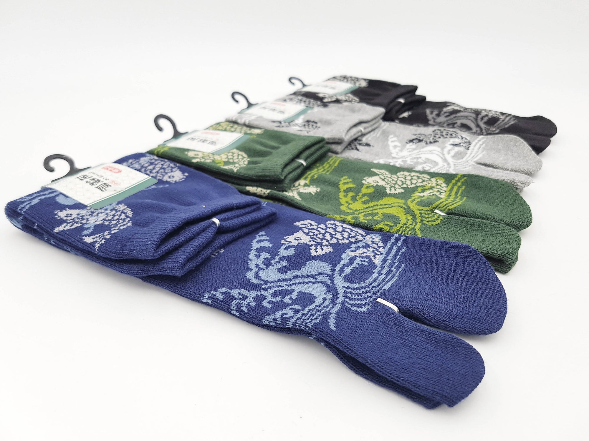 Chaussettes Japonaises Tabi - Motif Koi Carpe flottante - Taille Eu 40-45 - Lot 6