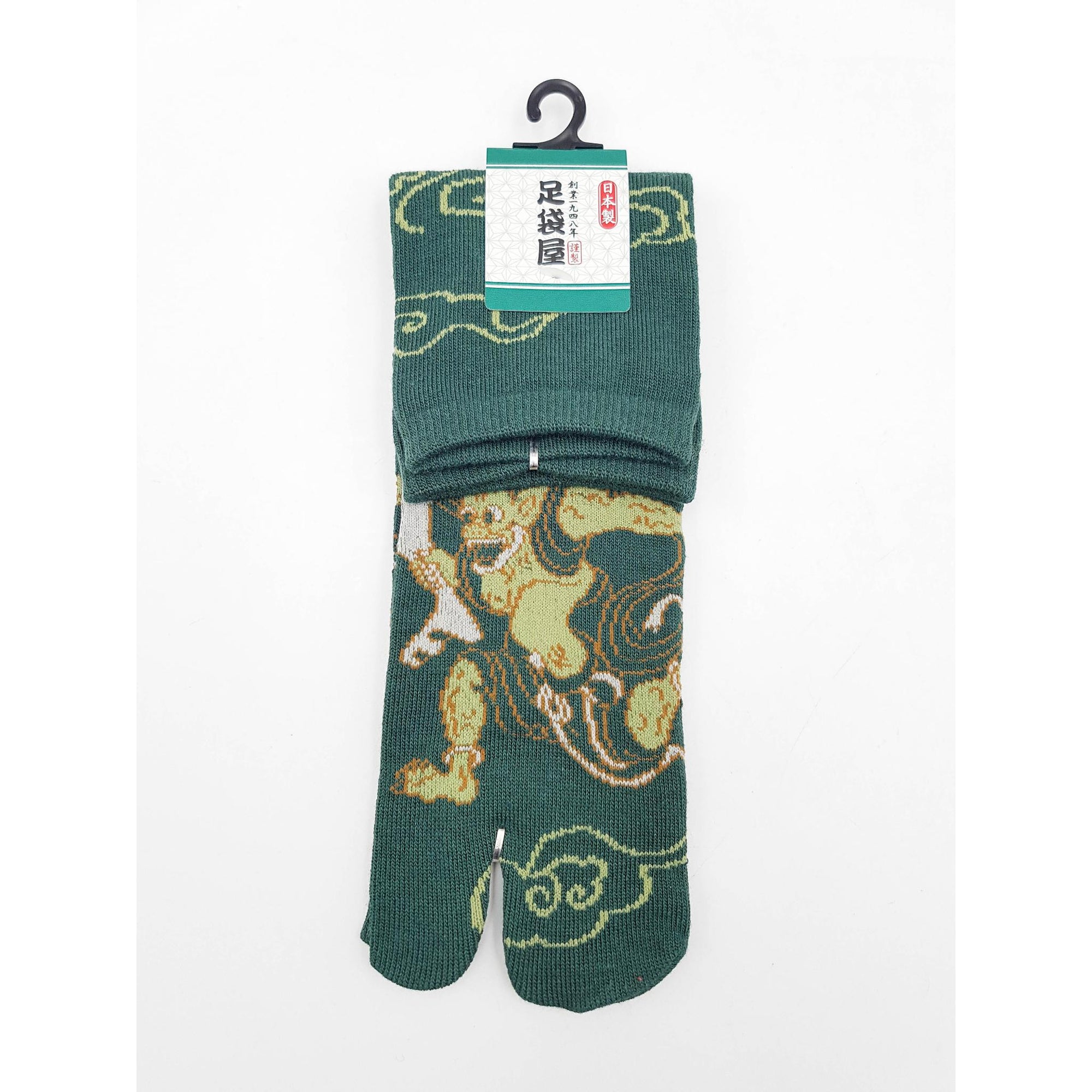 Chaussettes Japonaises Tabi en coton - Fujin et Raijin Taille Large
