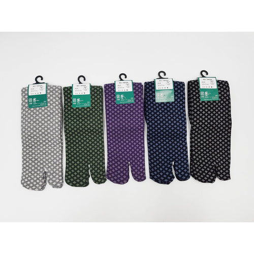 Chaussettes Japonaises Tabi - Motif  Koshi - Taille Eu 40-45 -par lot de 6 paires
