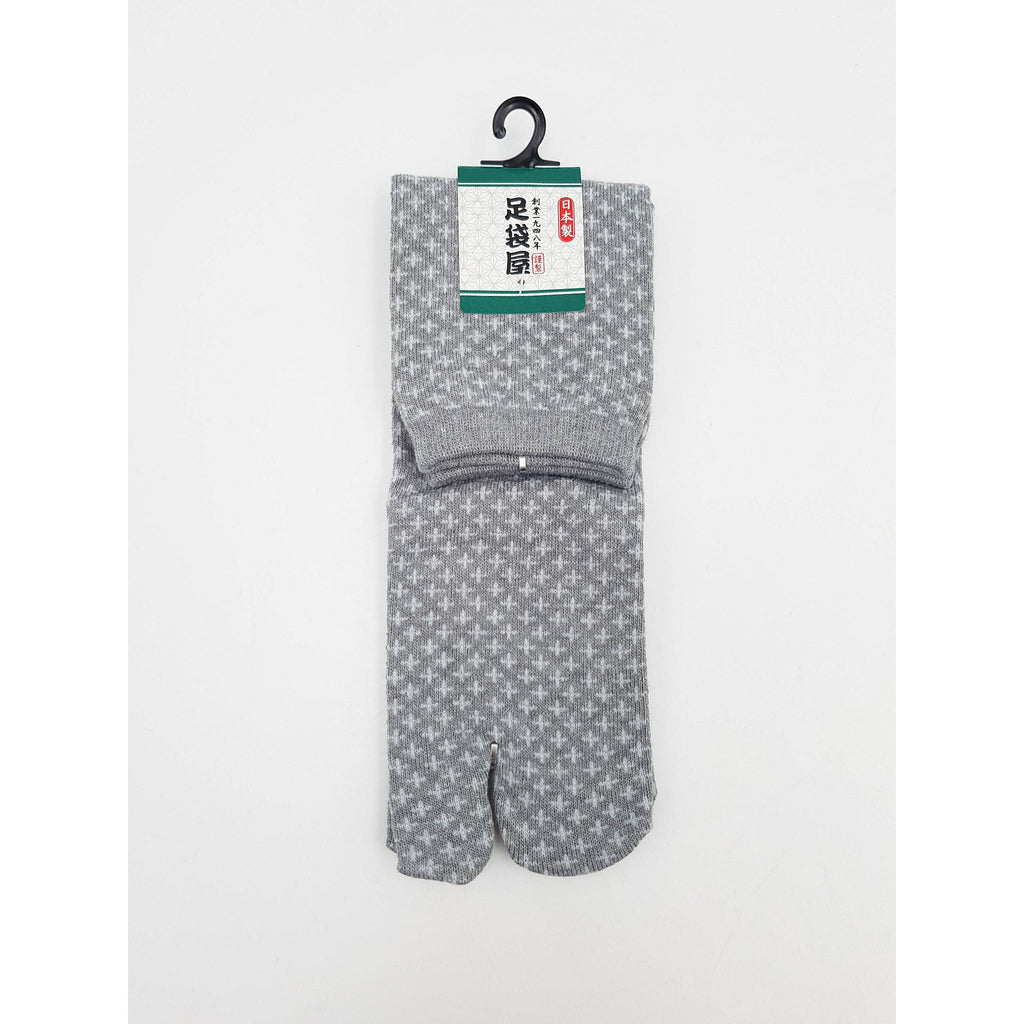 Chaussettes Japonaises Tabi en Coton - Sashiko Taille Large