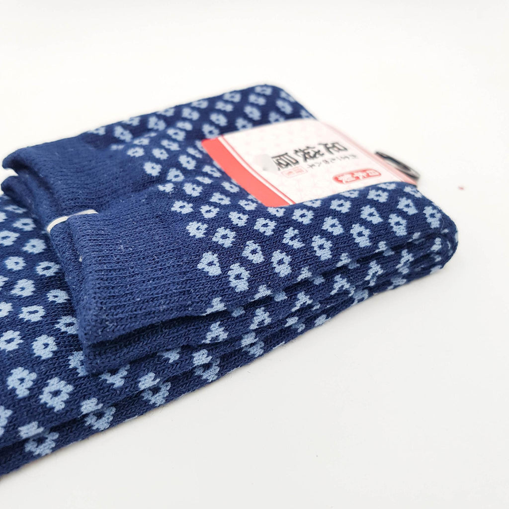 Chaussettes Japonaises Tabi - Motif en losange　Taille Eu34-40 - par lot de 6 paires