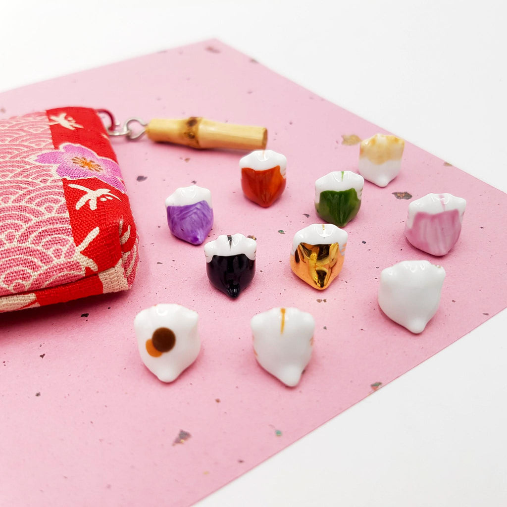 Mini figurines kawaii porte bonheur - Tiny Chat