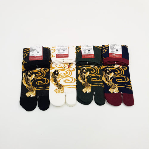 Japanese Cotton Tabi Socks - Koi