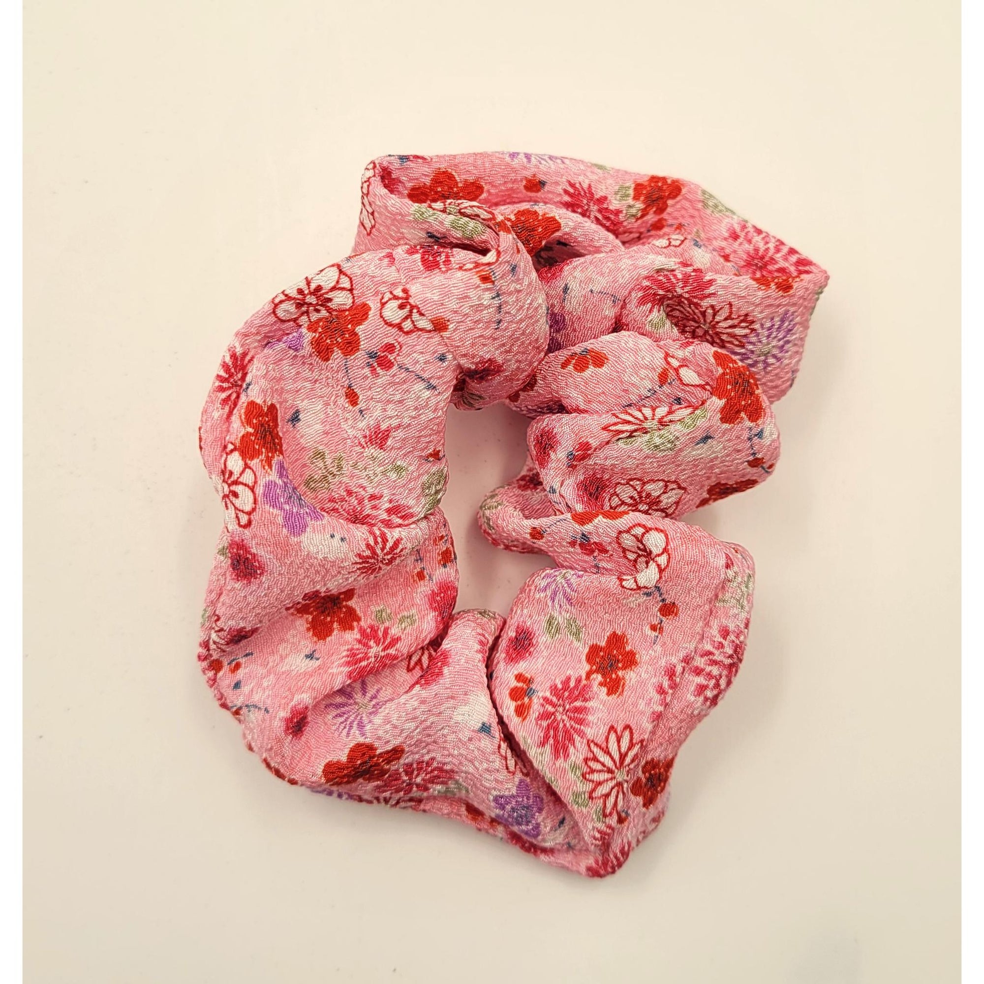 Chouchou en tissu chirimen
