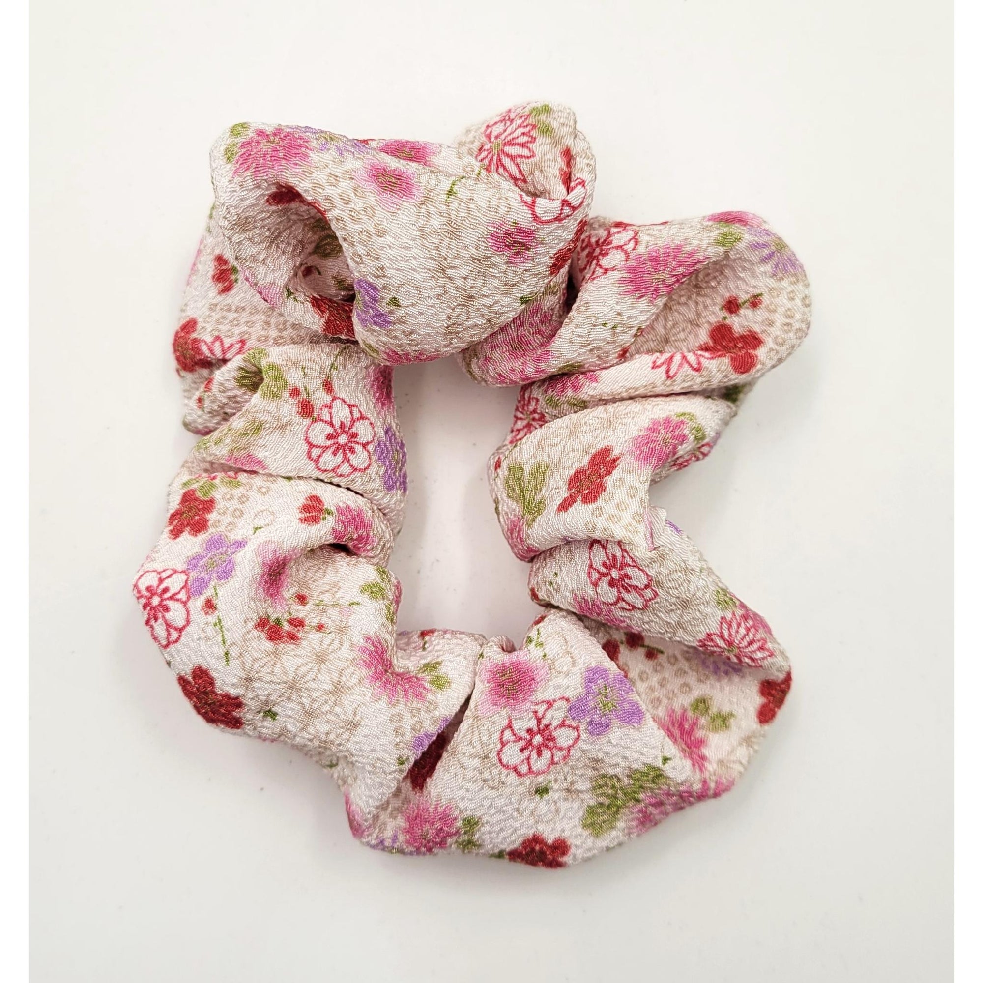 Chouchou en tissu chirimen