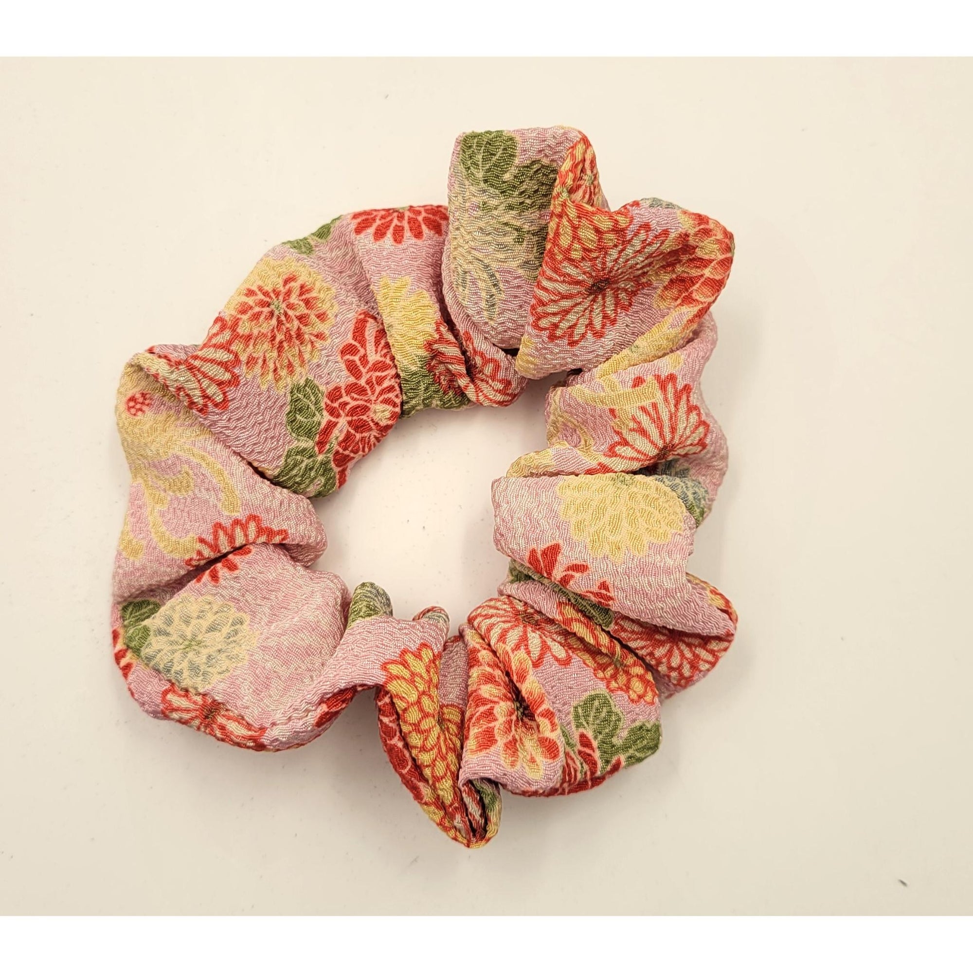 Chouchou en tissu chirimen