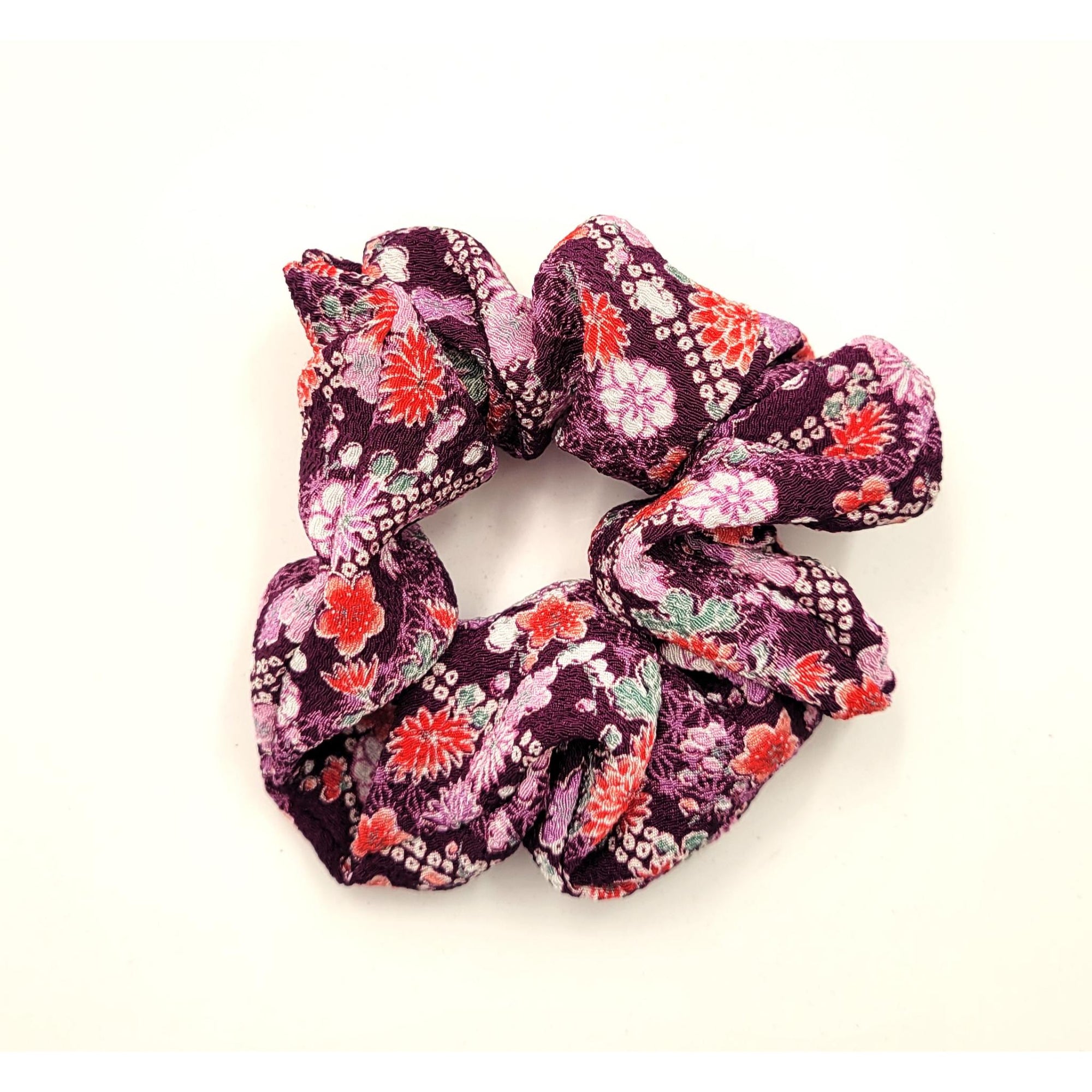 Chouchou en tissu chirimen