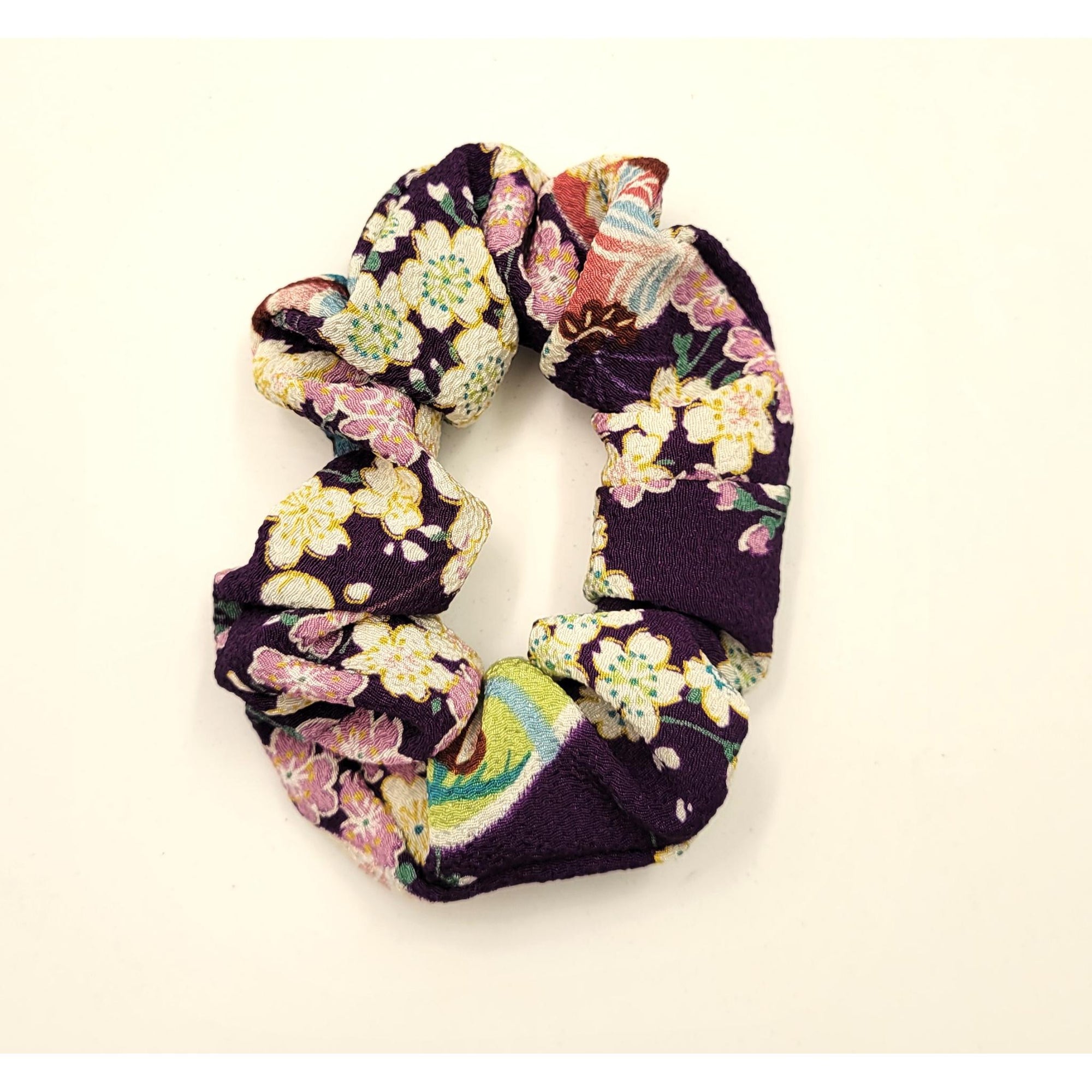 Chouchou en tissu chirimen
