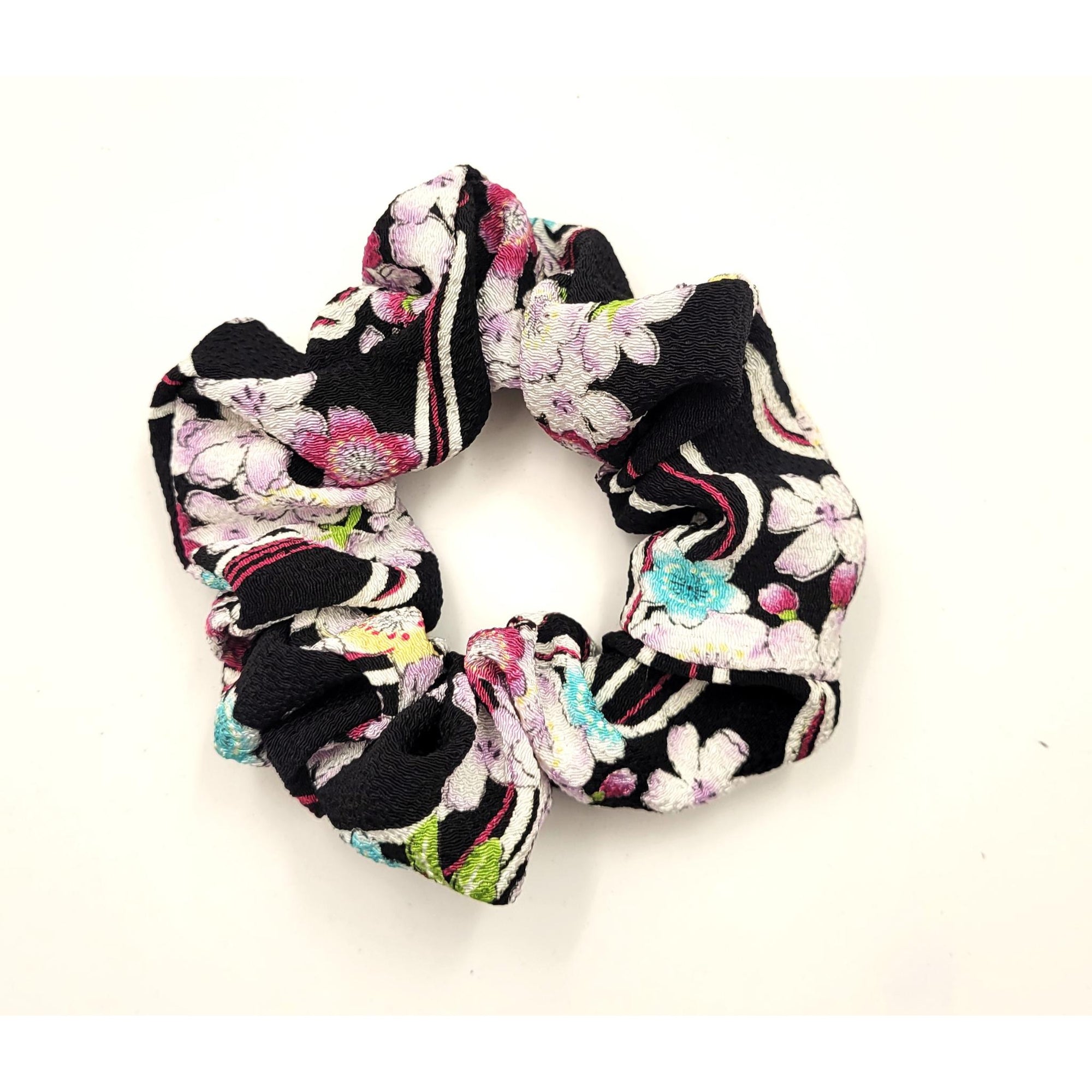 Chouchou en tissu chirimen