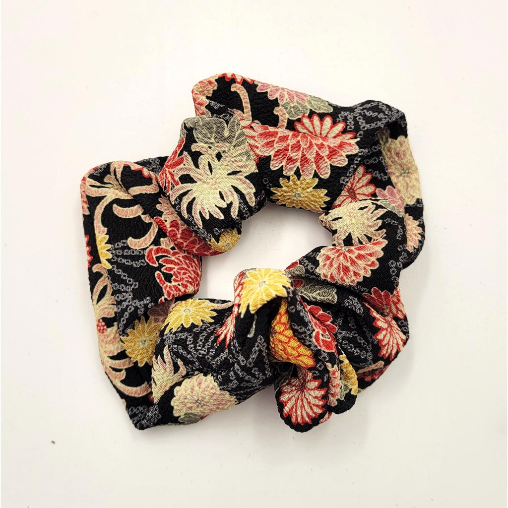 Chouchou en tissu chirimen