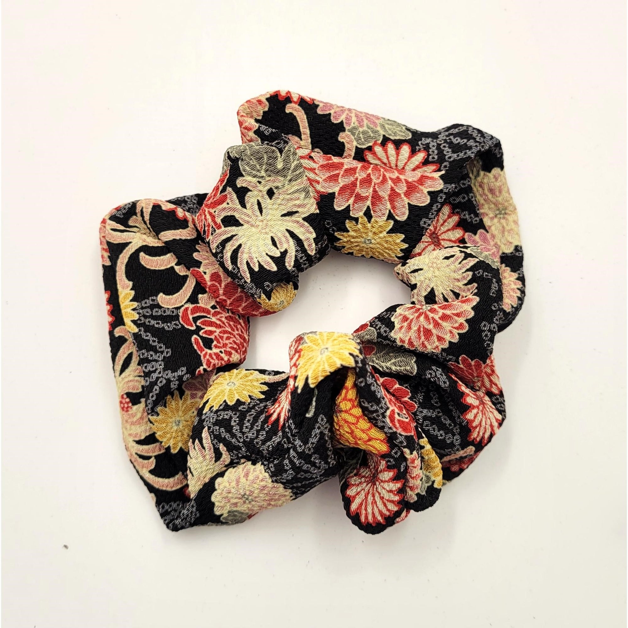 Chouchou en tissu chirimen