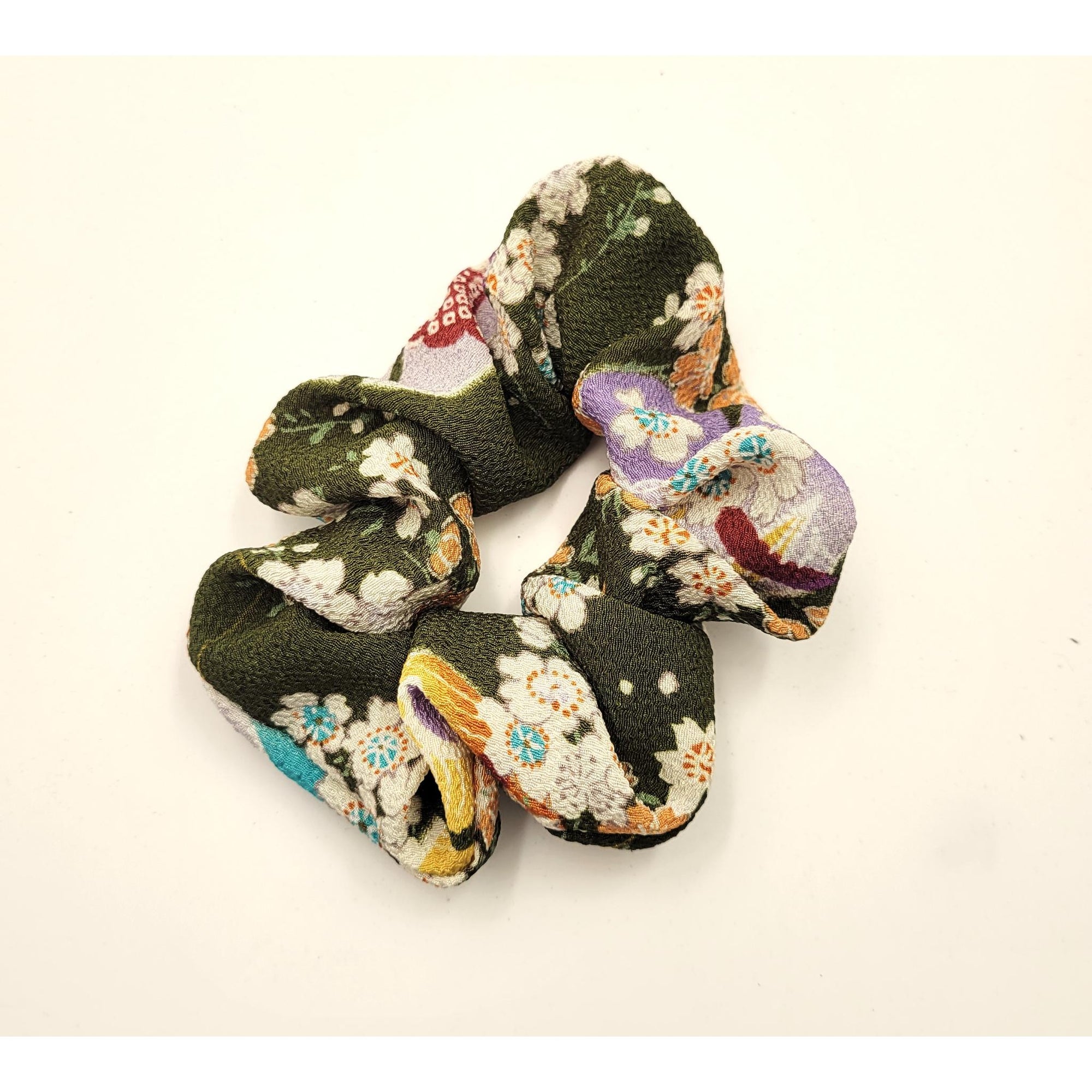 Chouchou en tissu chirimen