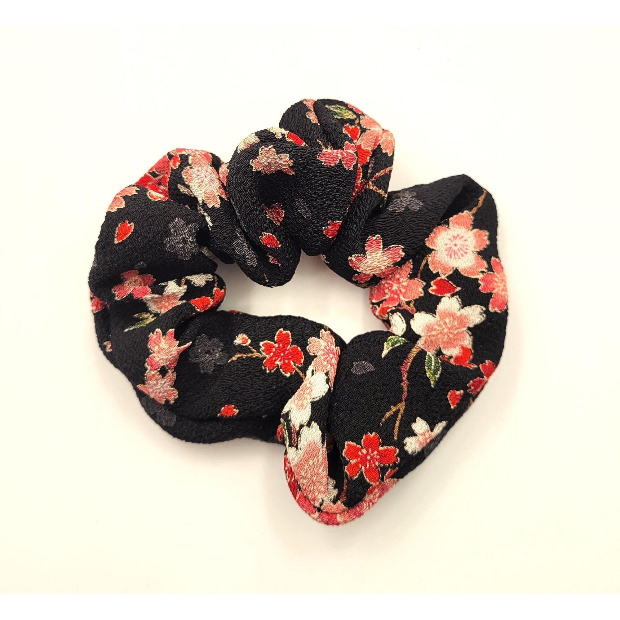 Chouchou en tissu chirimen