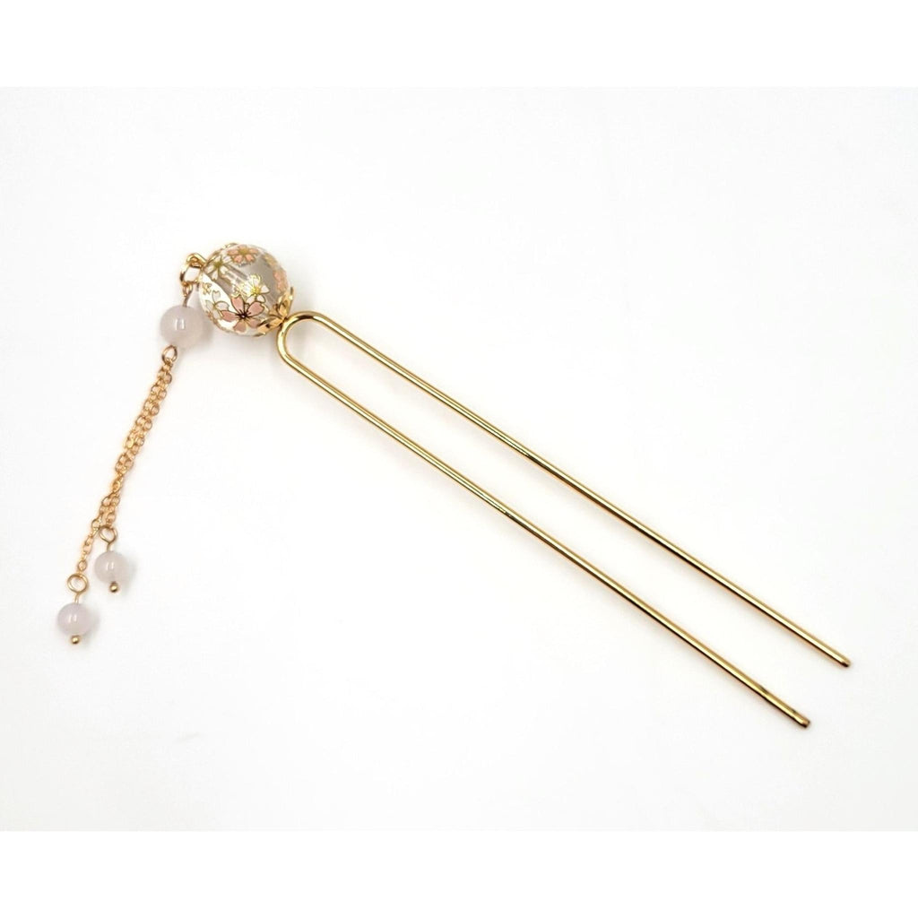 Japanese Kanzashi Hair Stick - Glass Ball
