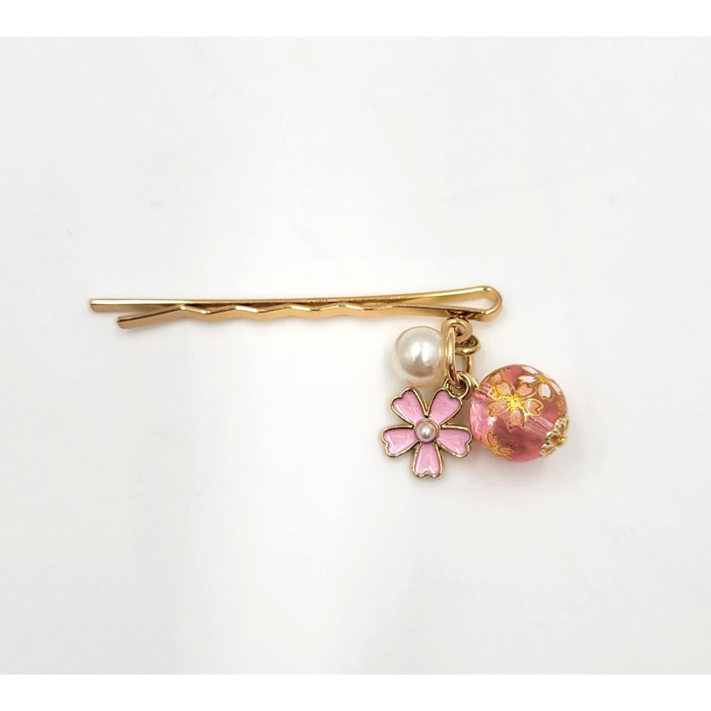 AOI Original – Petite Pince à Cheveux Japonaise Fleur de Sakura – Lot de 5