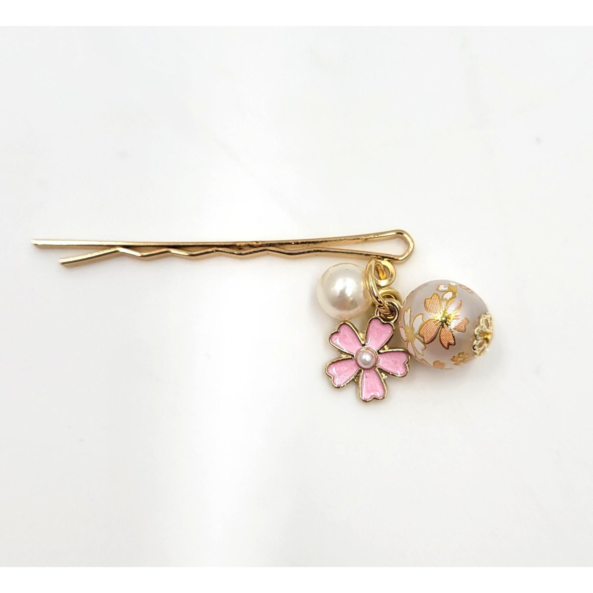 AOI Original – Petite Pince à Cheveux Japonaise Fleur de Sakura – Lot de 5
