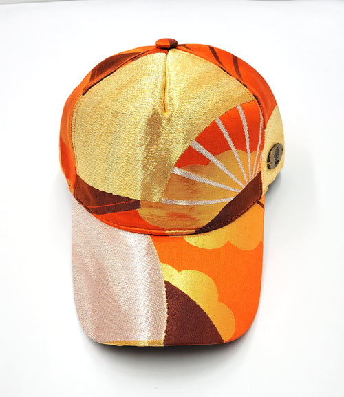 OBI Cap - Golden Fans and Clouds