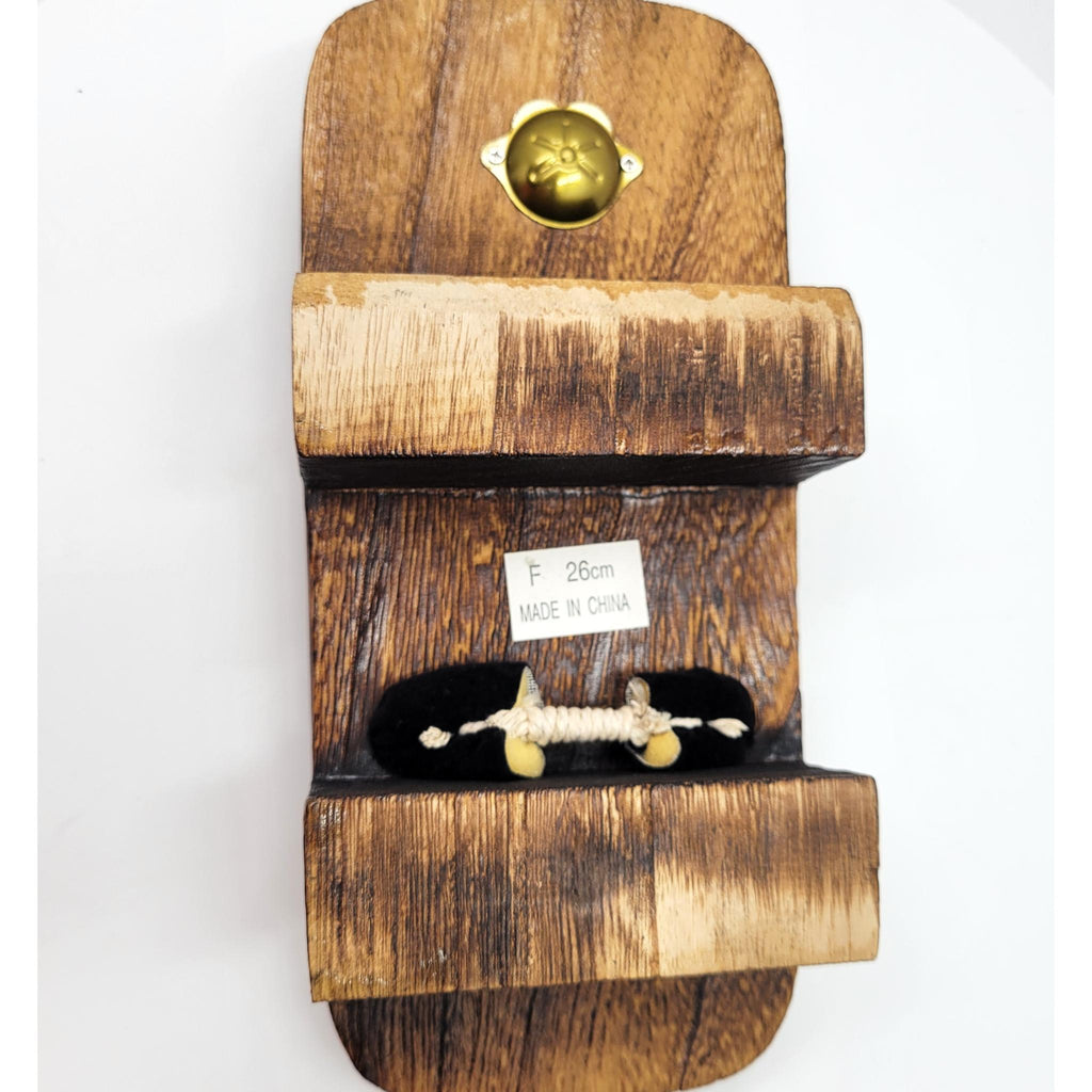 Traditional Japanese wooden geta – Size 26 cm (EU 41 - 42)