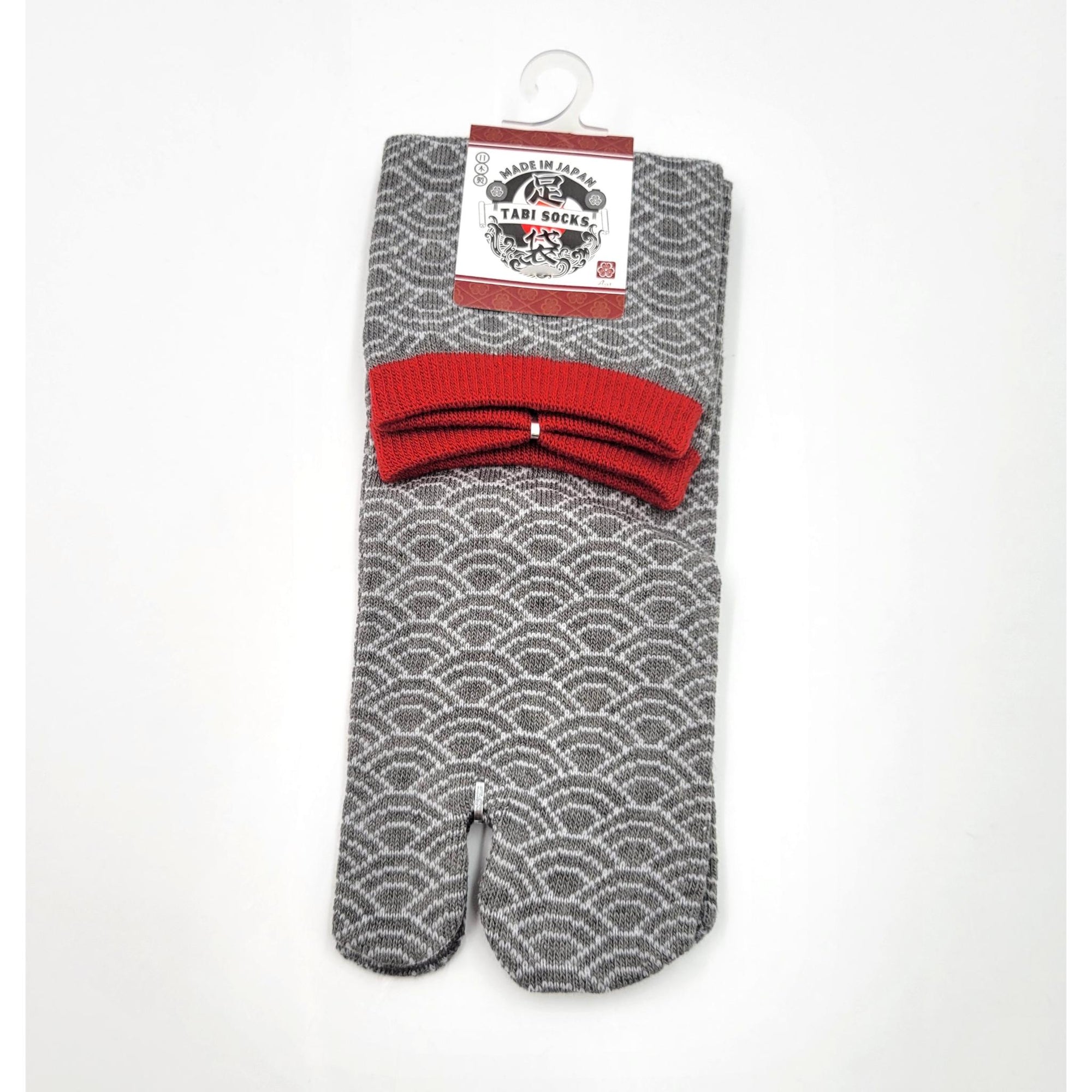 Chaussettes Japonaises Tabi - Motif Vague - Taille Eu34-40 -  par lot de 6 paires