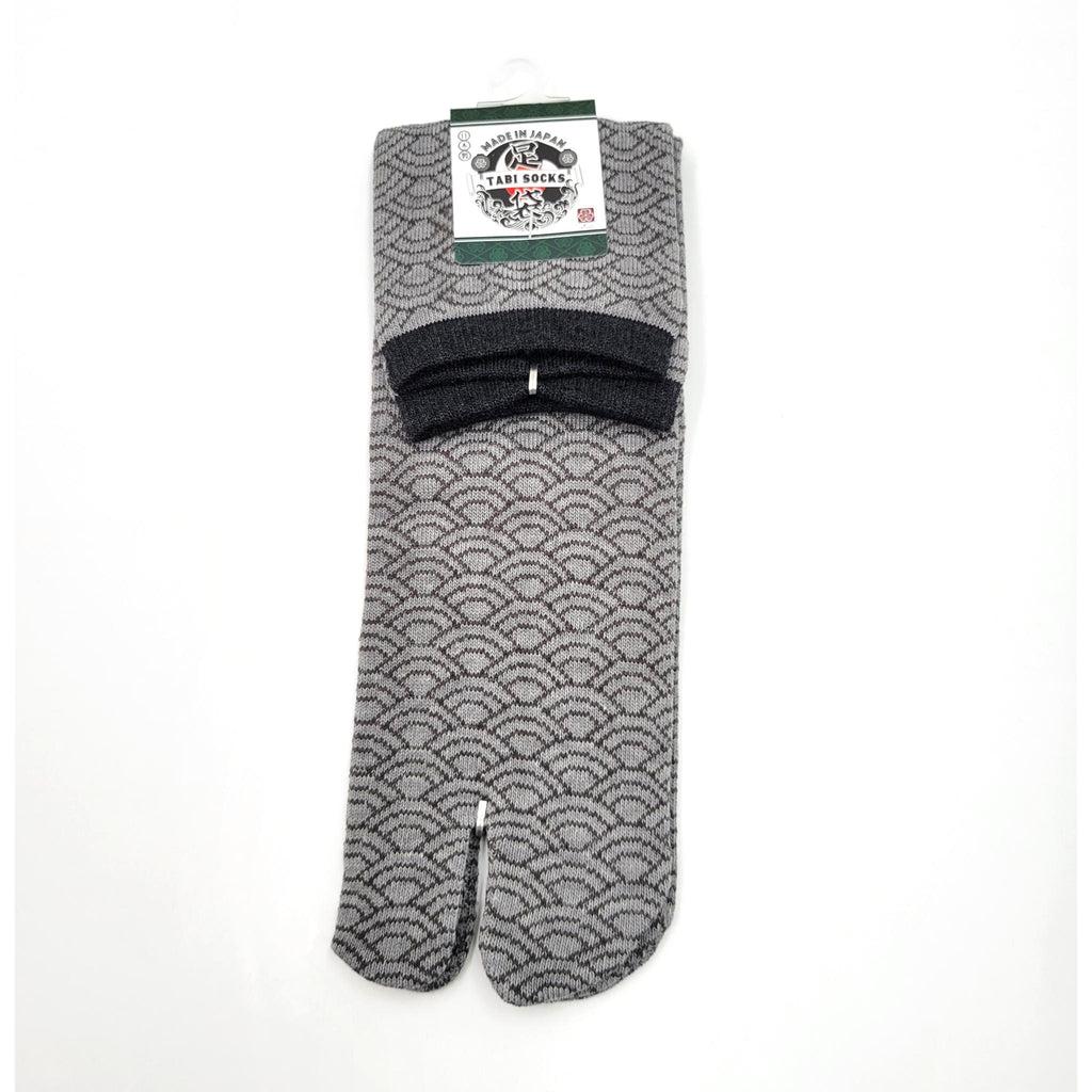 Chaussettes Japonaises Tabi - Motif Vague - Taille Eu40-45 -par lot de 6 paires
