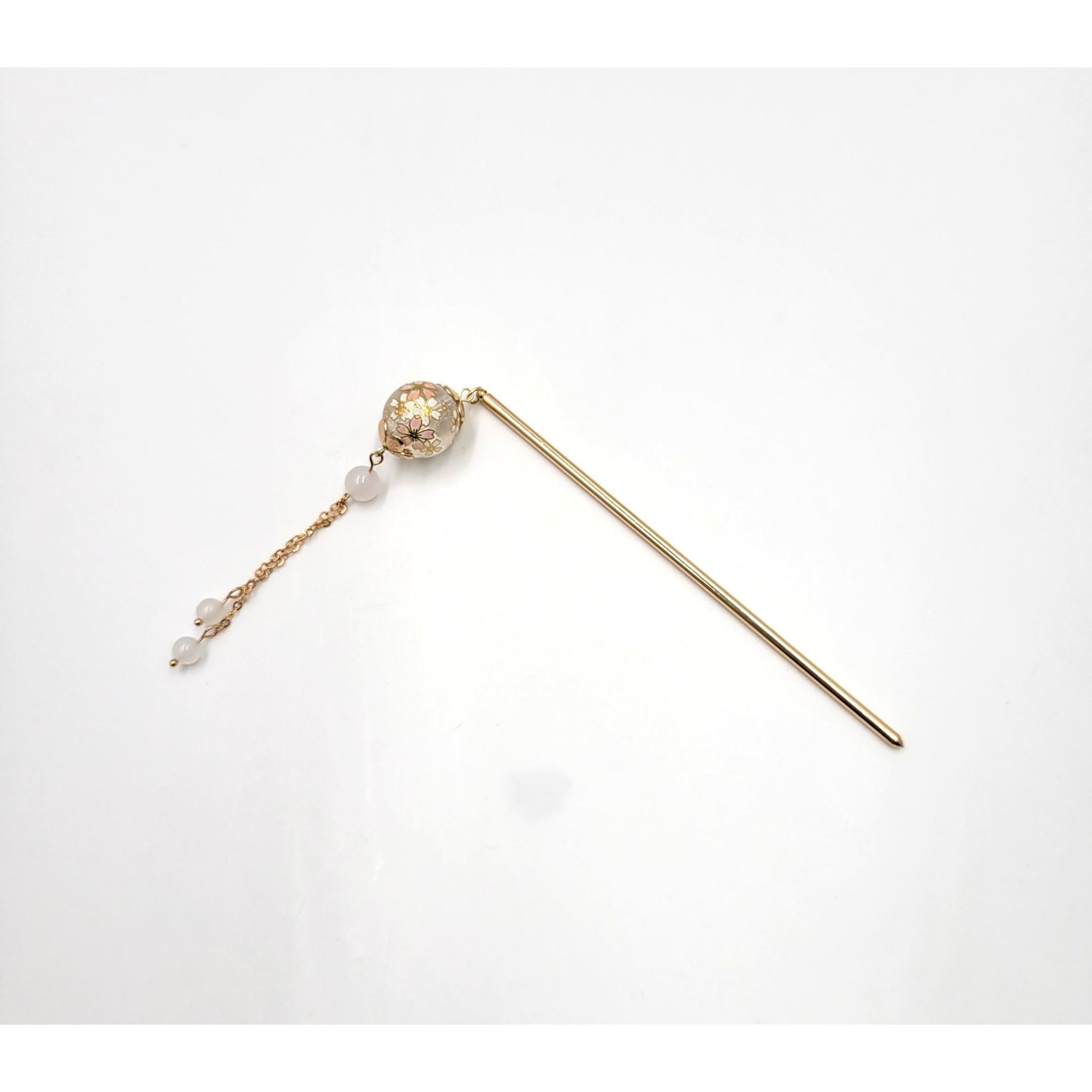 Pic à chignon japonais Kanzashi - Boule de verre
