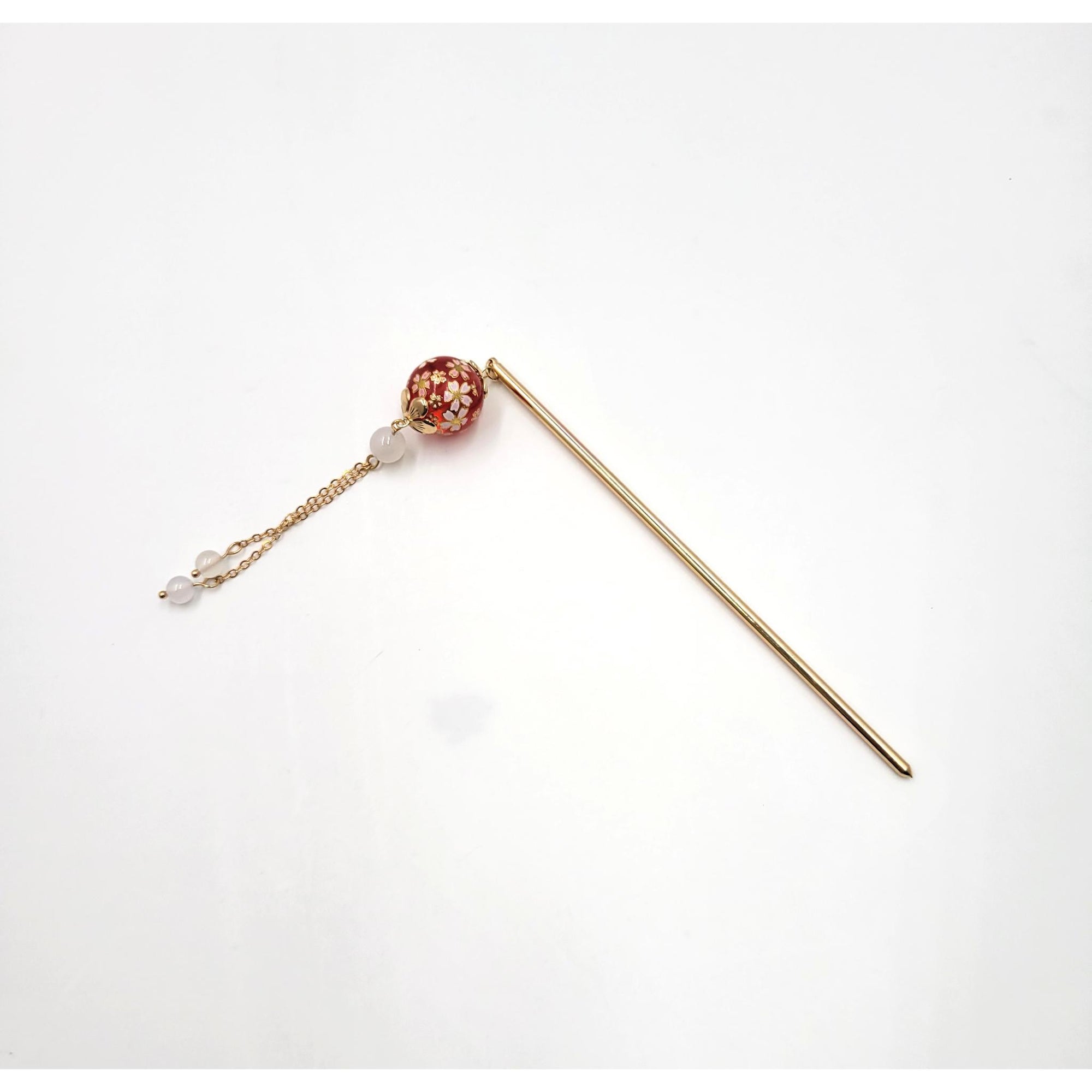 Pic à chignon japonais Kanzashi - Boule de verre