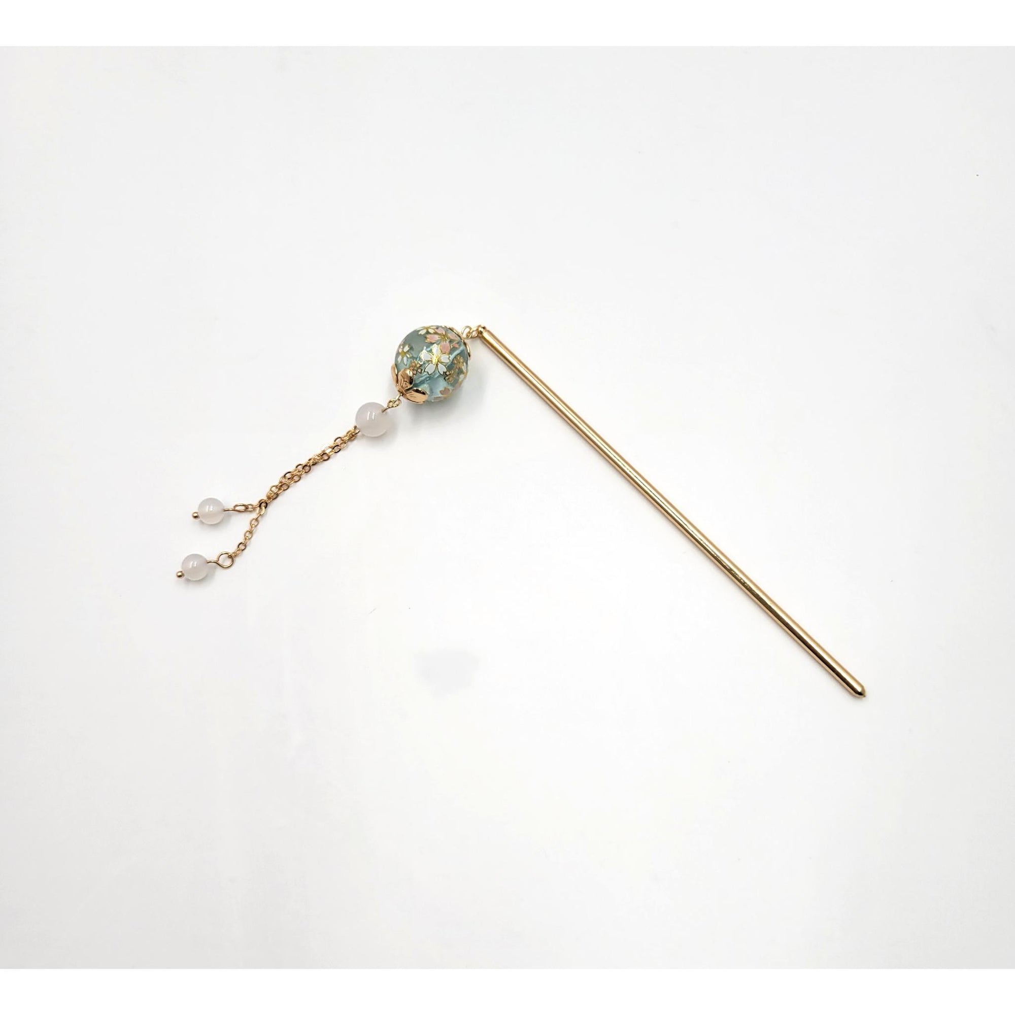 Pic à chignon japonais Kanzashi - Boule de verre