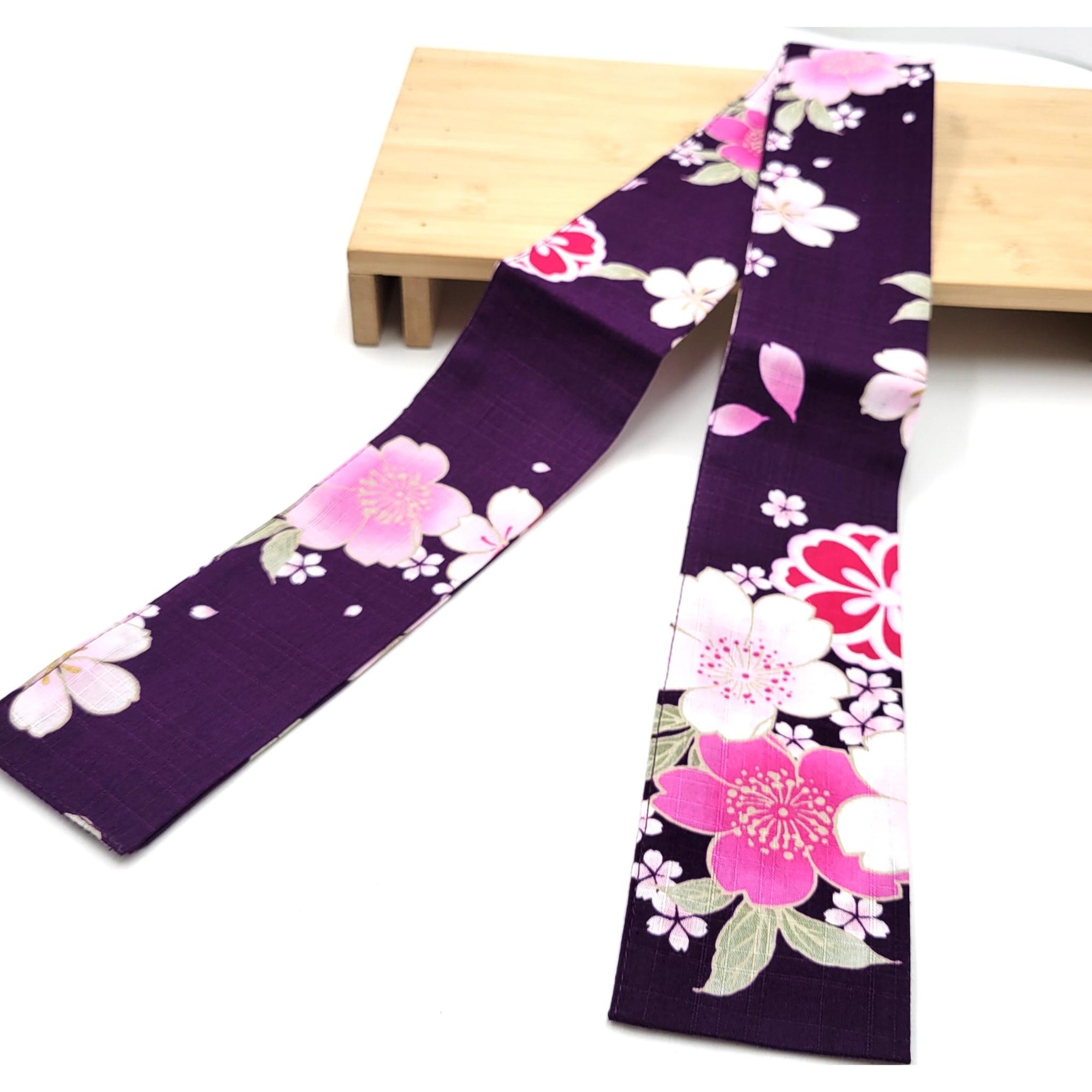 Yukata femme – Motif floral festif - Lot de 3