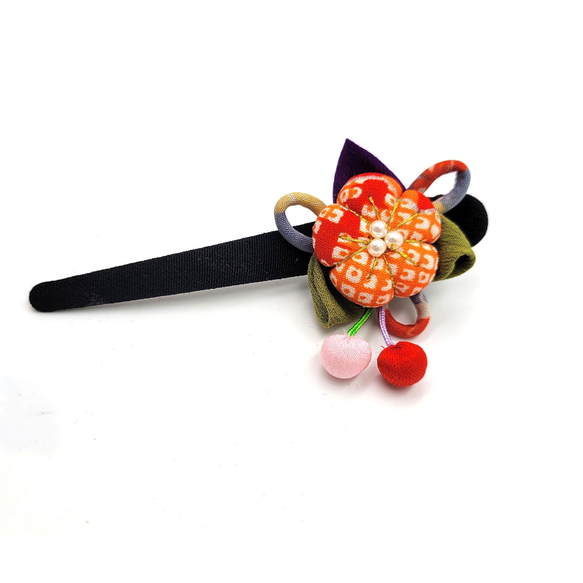Pinces en soie de Kimono en tissu japonais shibori