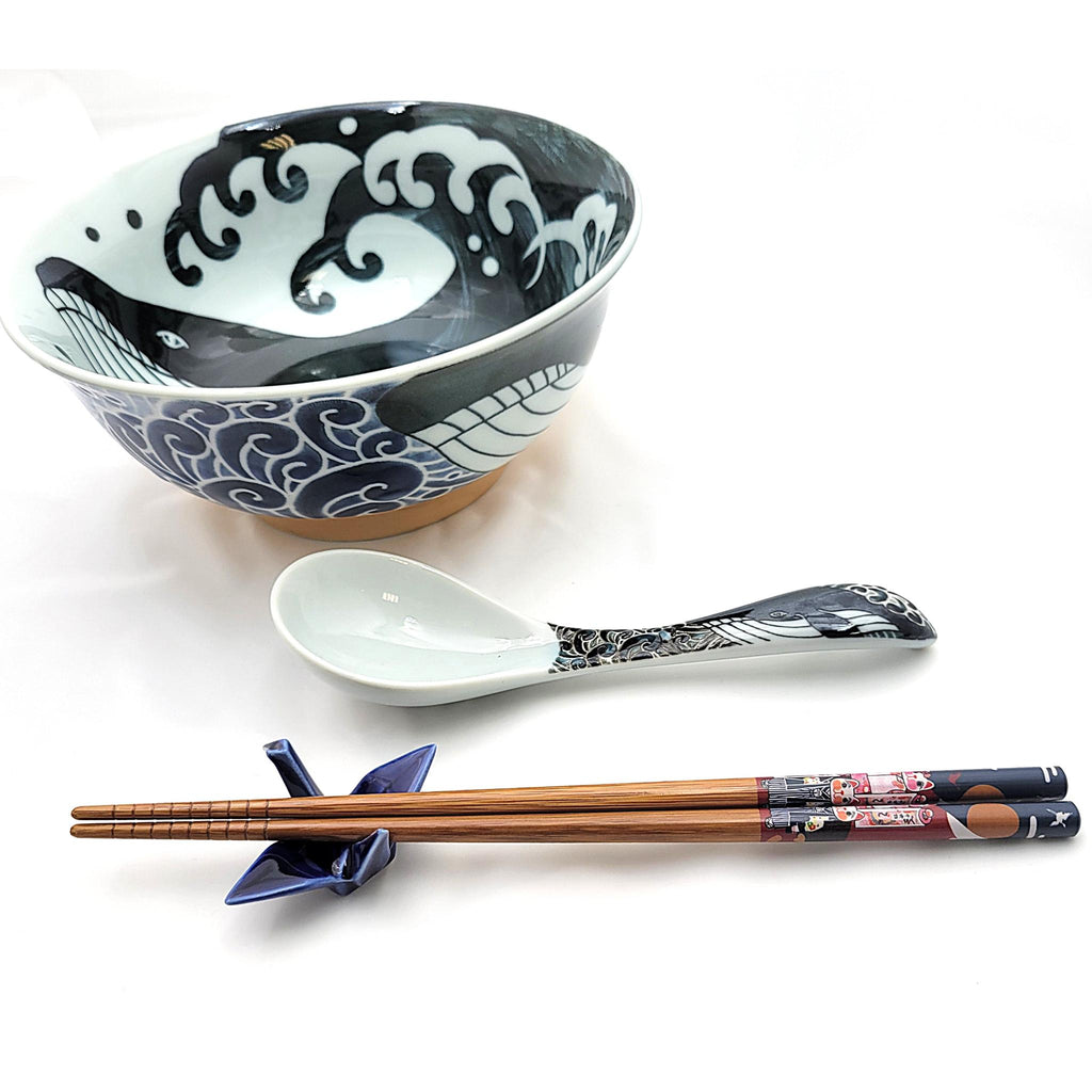 CUILLERE A RAMEN BALEINE - Lot de 3
