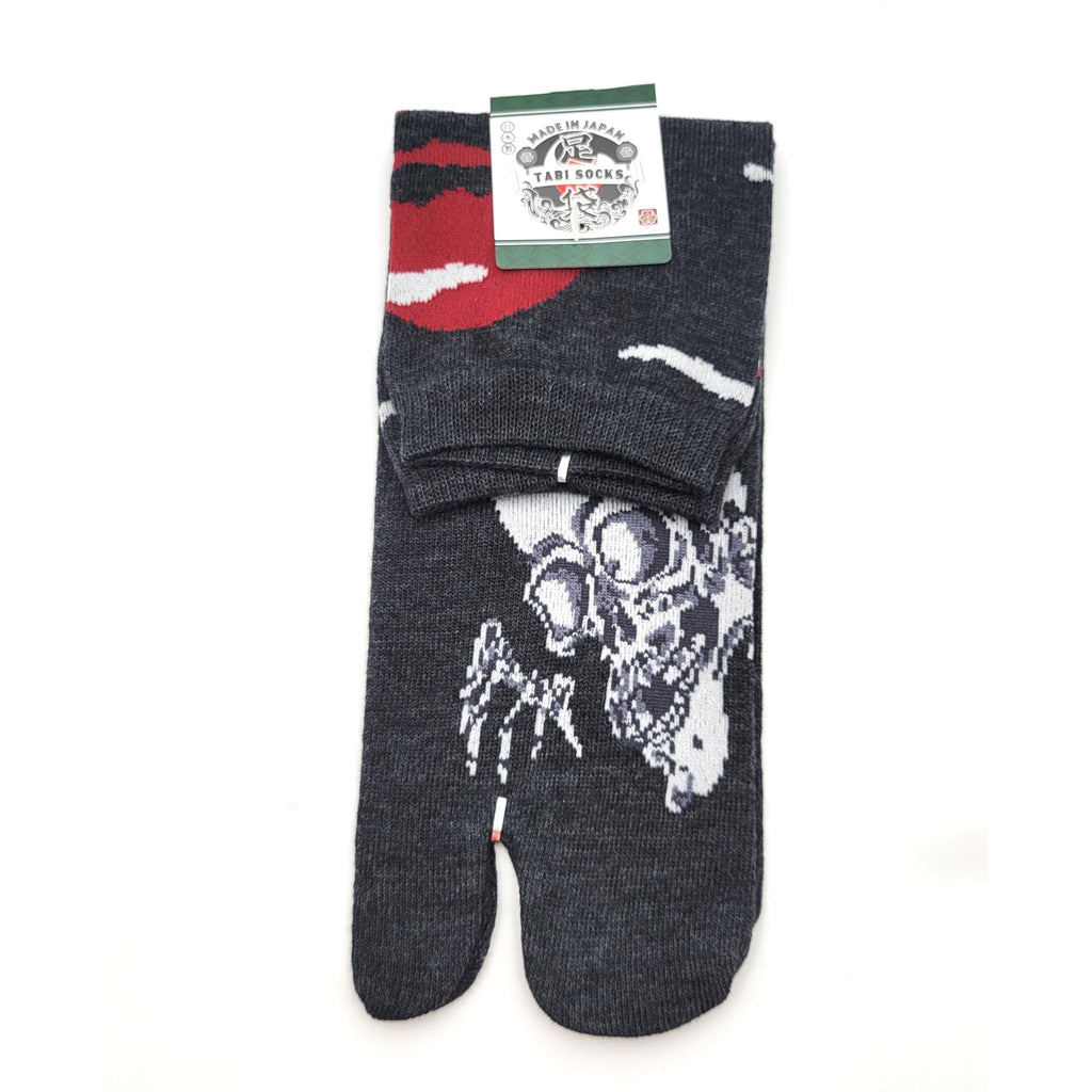 Chaussettes Japonaises Tabi - Motif Gasha Dokuro - Taille 40-45-par lot de 6 paires