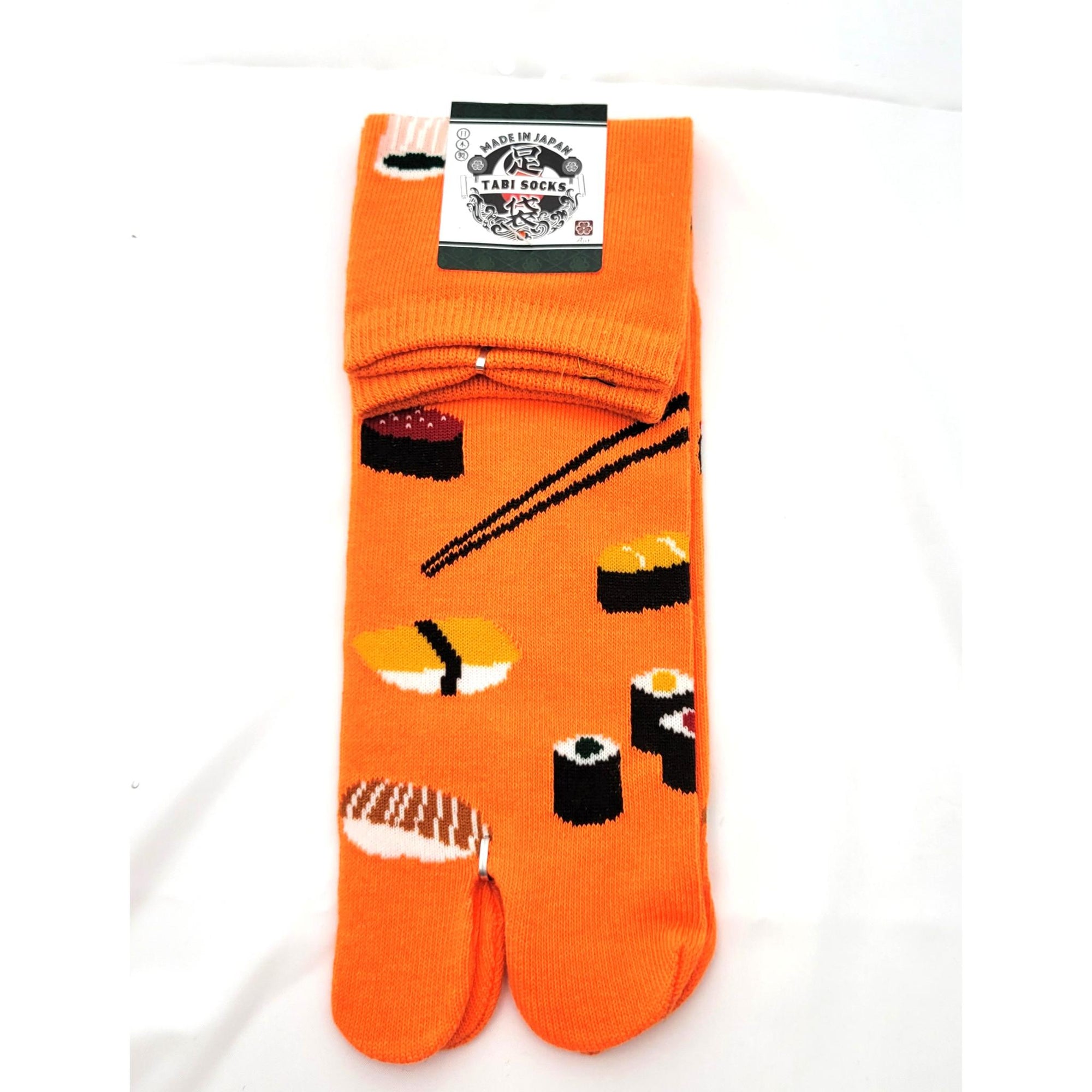 Chaussettes Japonaises Tabi - Motif Sushi - Taille Eu40-45 - Lot 6