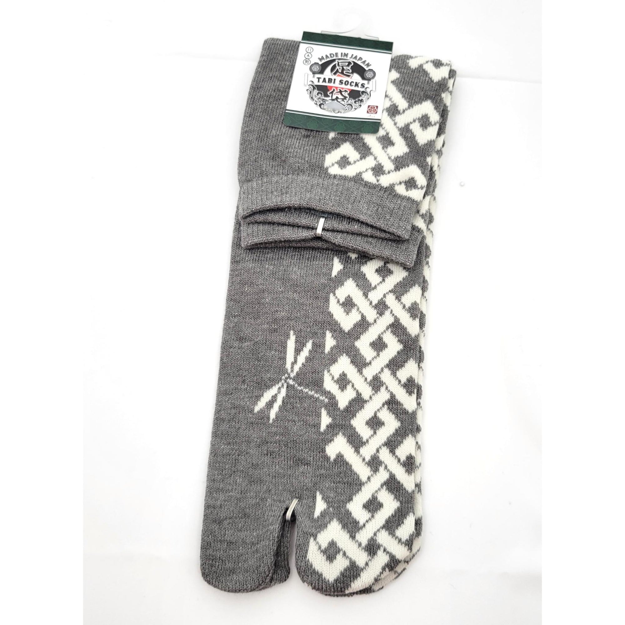 Chaussettes Japonaises Tabi - Motif Libellule - Taille 40-45-par lot de 6 paires