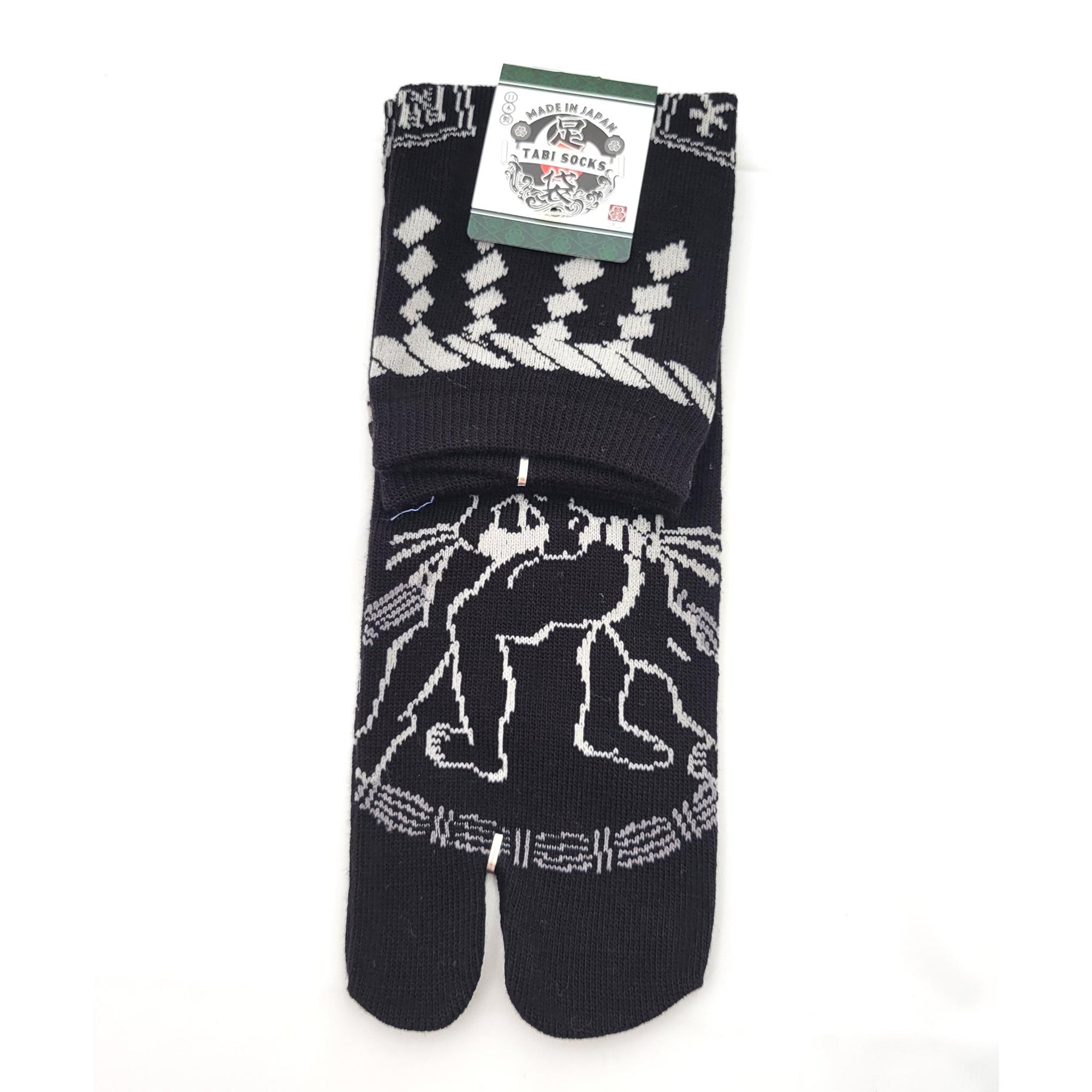 Chaussettes Japonaises Tabi - Motif Sumo- Taille Eu 40-45 - par lot de 6 paires