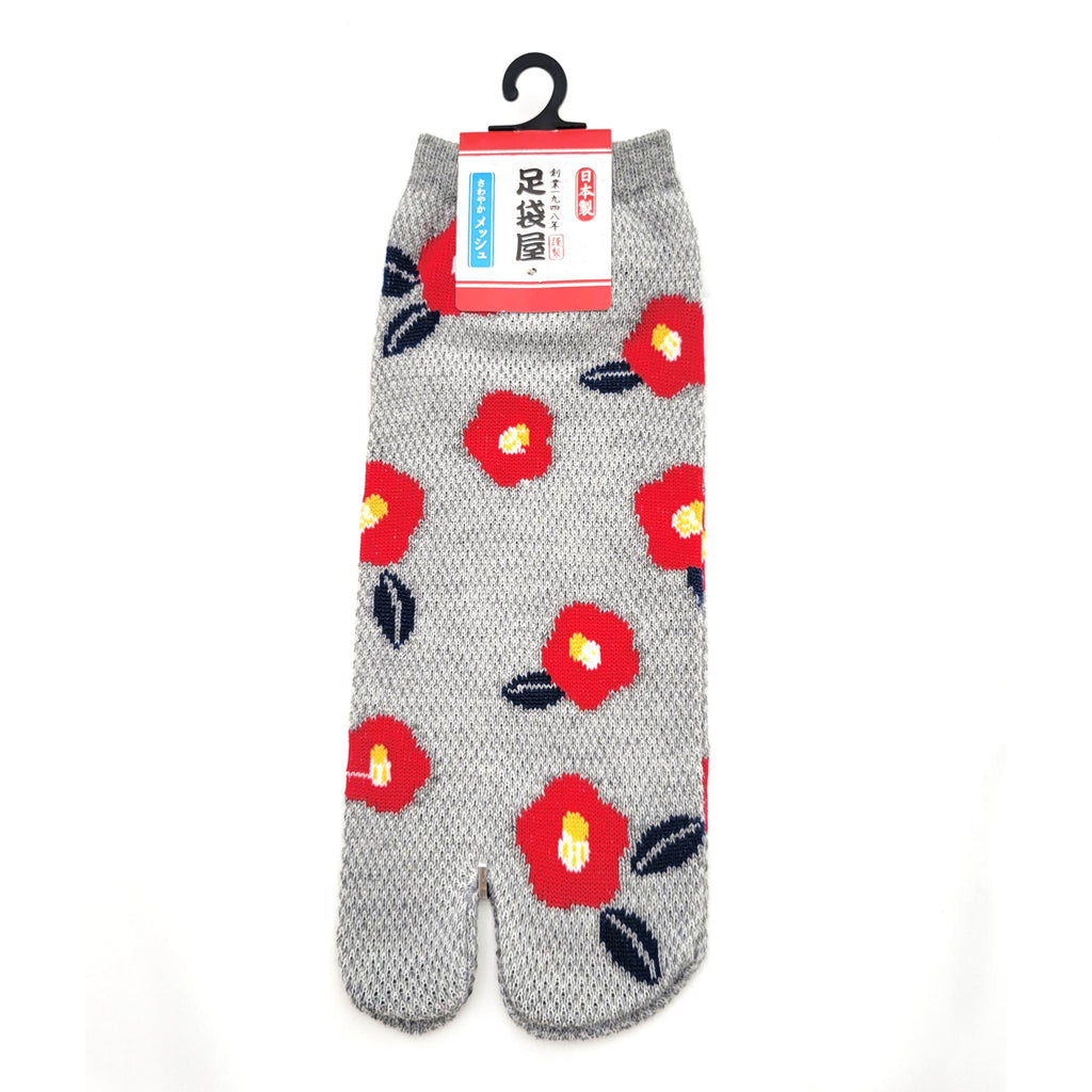 Chaussettes Japonaises Tabi - Motif Botan  Taille Eu34-40 - par lot de 6 paires