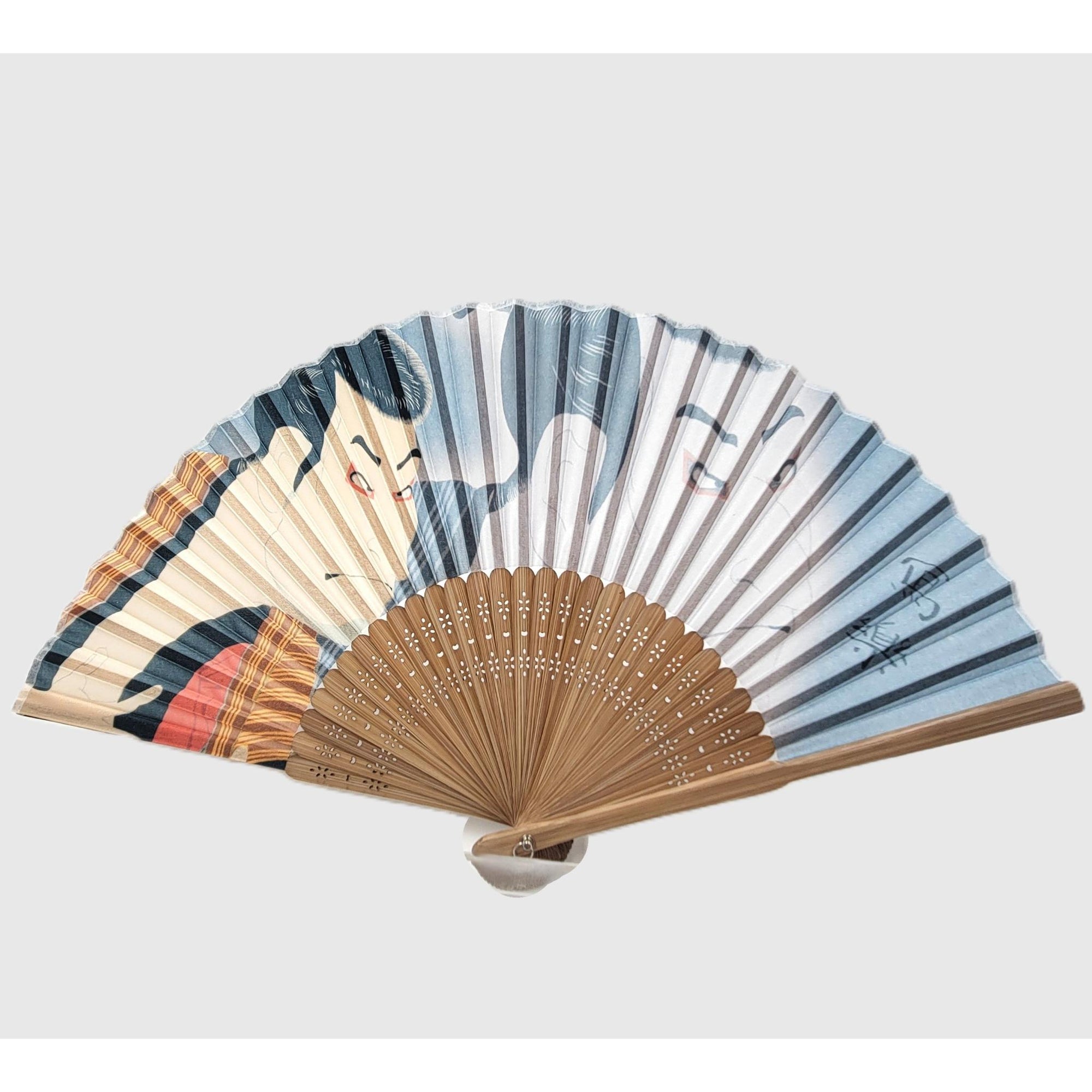 Collection Eventail AOI - Motif UKIYOE Japonais Utamaro et Sharaku Lot de 5