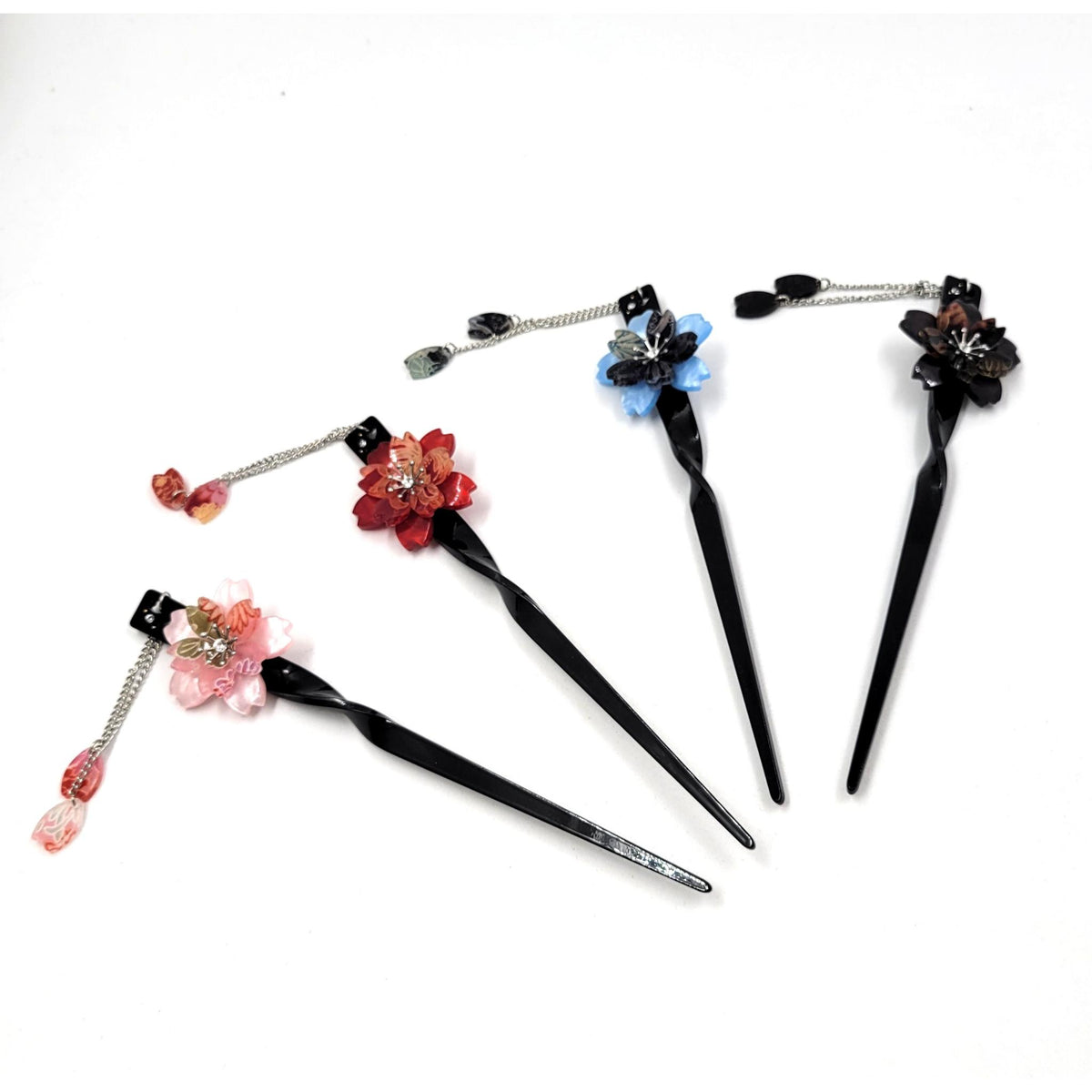 Épingle à cheveux Kanzashi japonaise Sakura