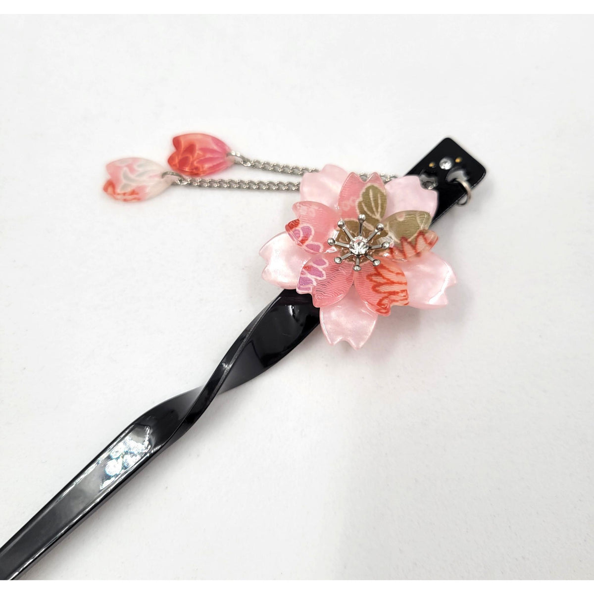 Épingle à cheveux Kanzashi japonaise Sakura