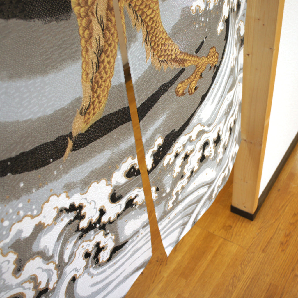 Japanese Noren Curtain - Five-Clawed Dragon